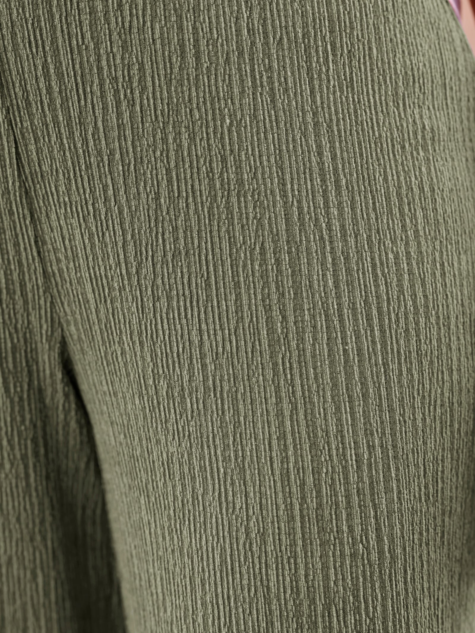 Palazzohose mit Rundum-Dehnbund - khaki