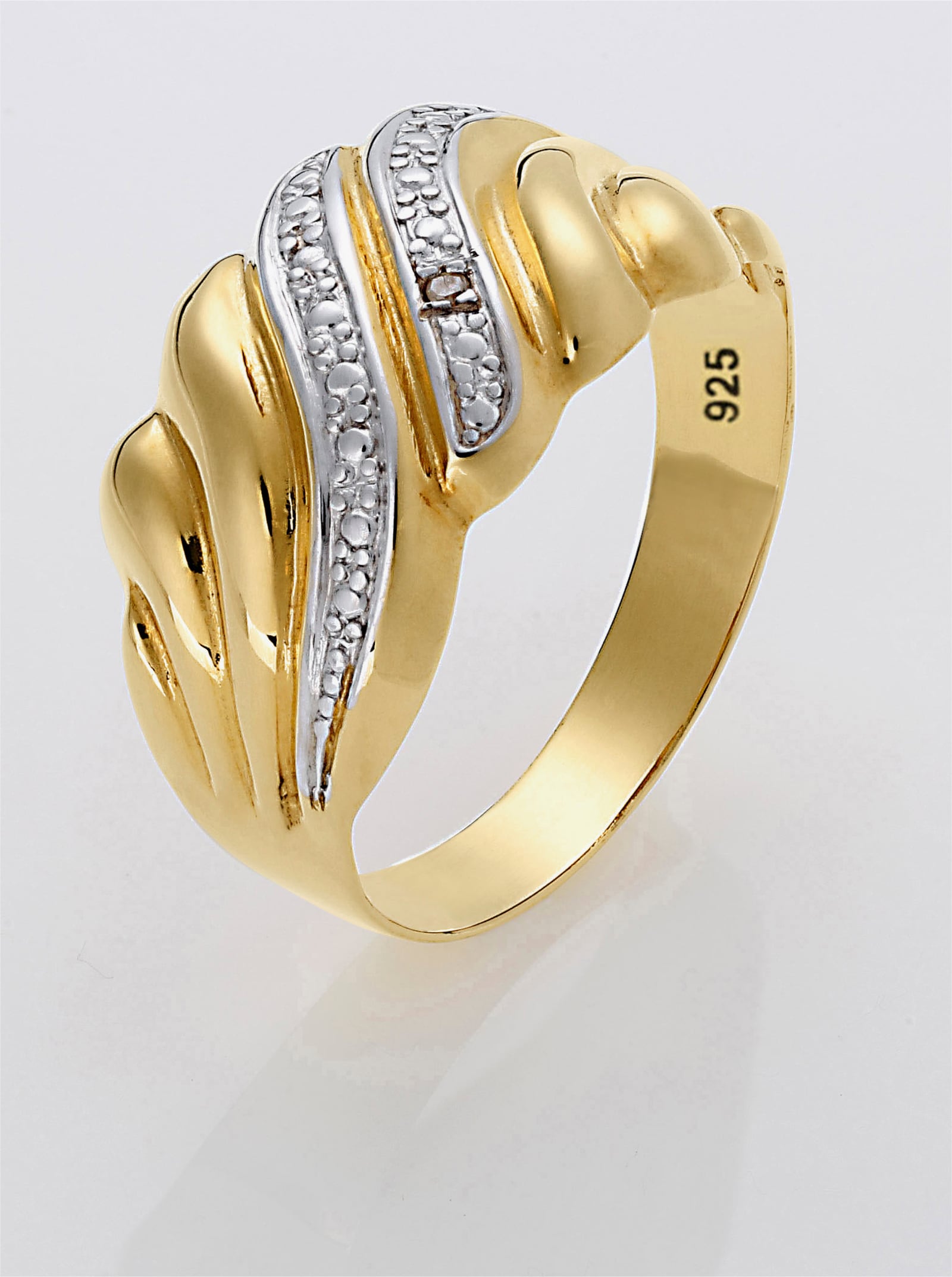 Ring - Silber vergoldet 925