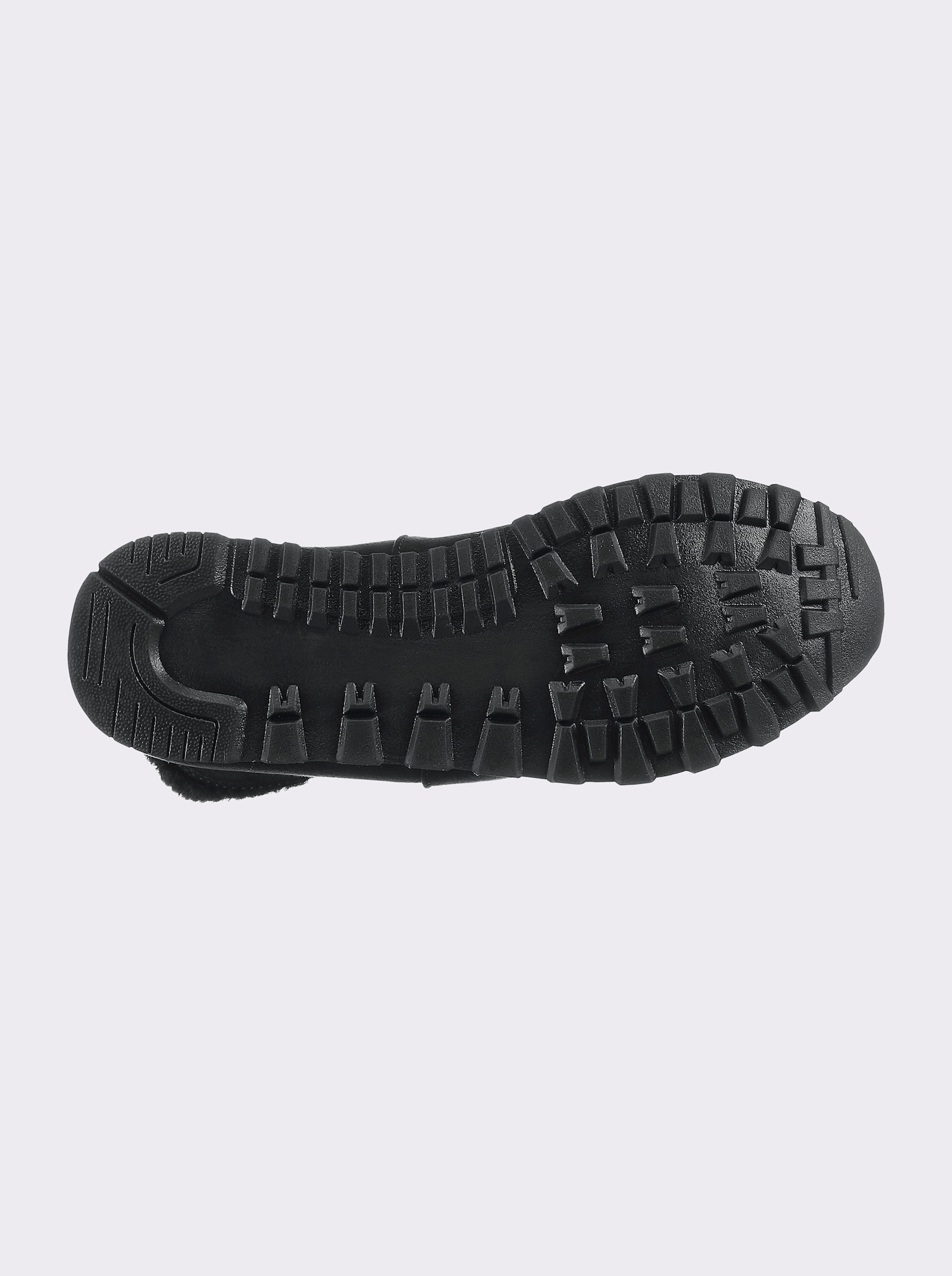 Slipper met warme voering - zwart