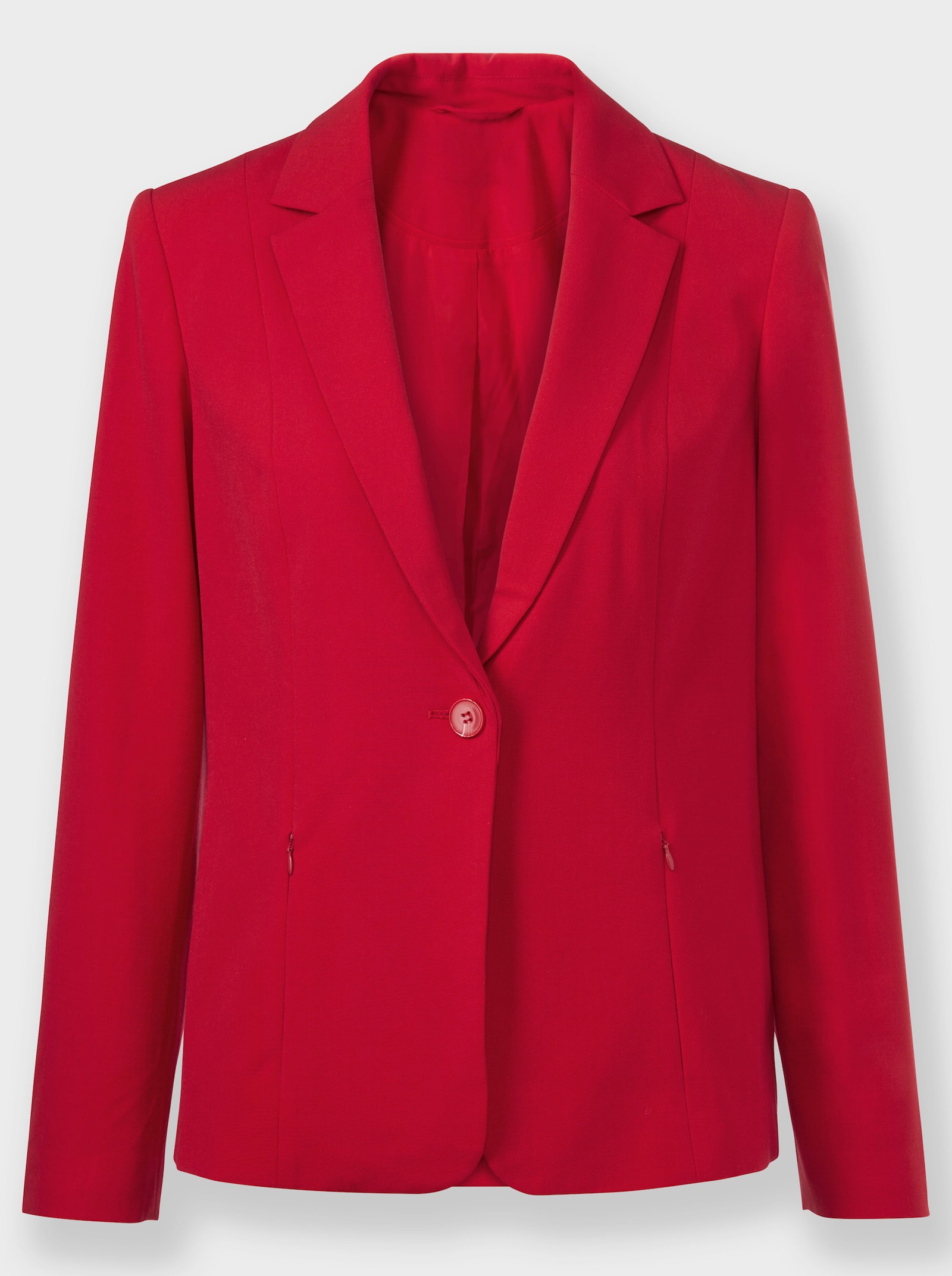 heine Hosenanzug mit Bügelfalten - rot