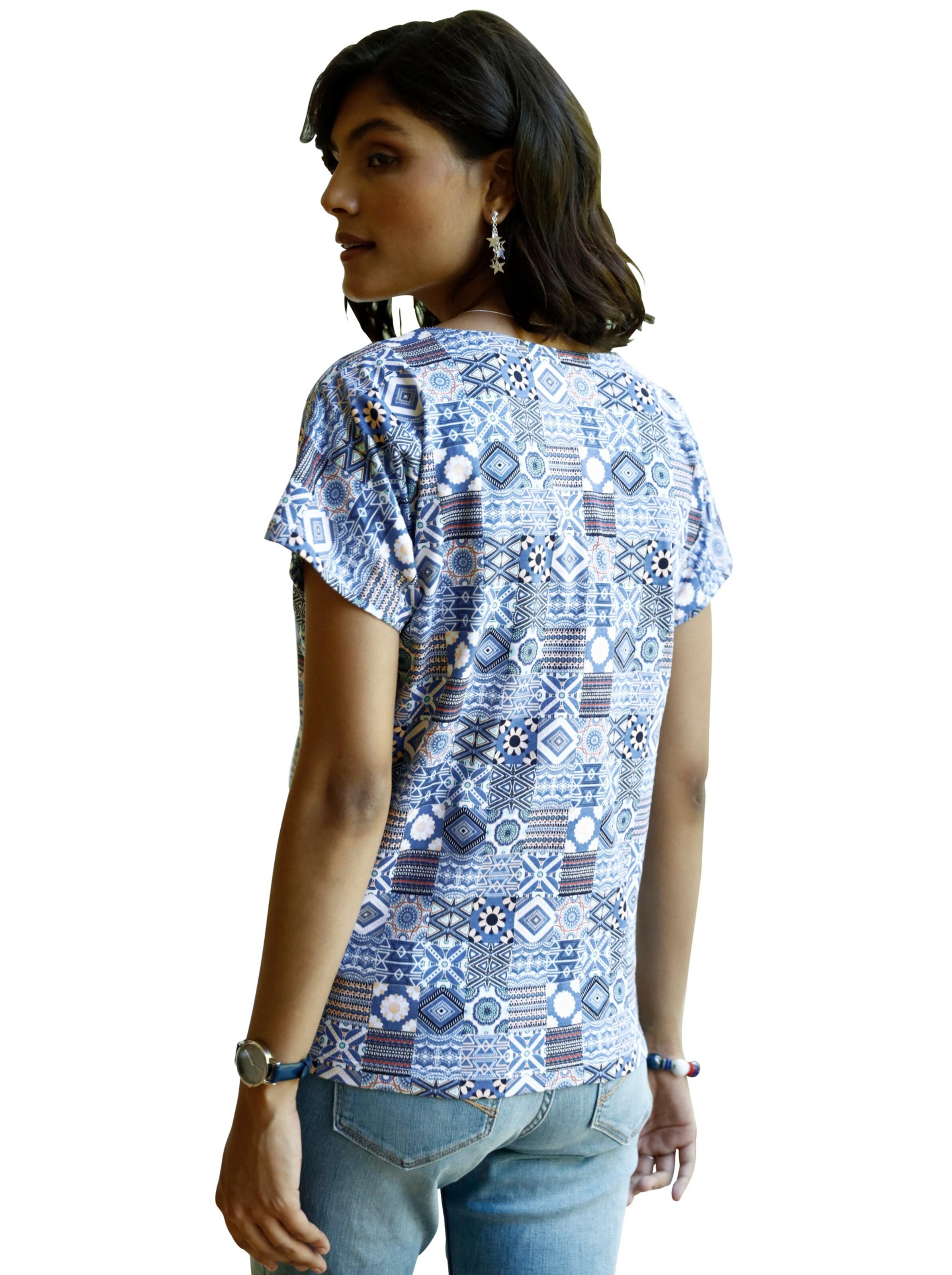 Shirt - kornblume-bedruckt