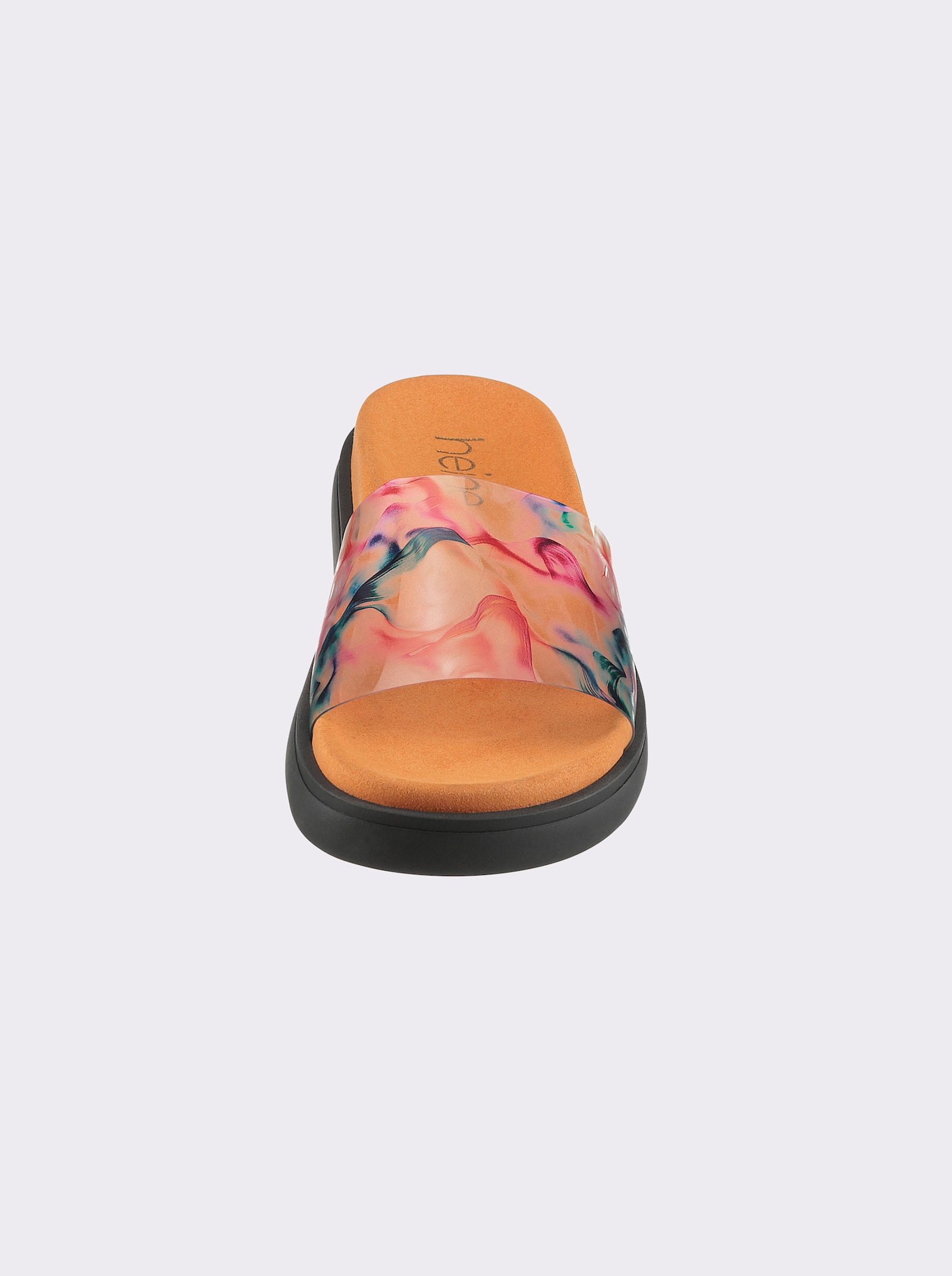 heine Pantolette - orange-bunt