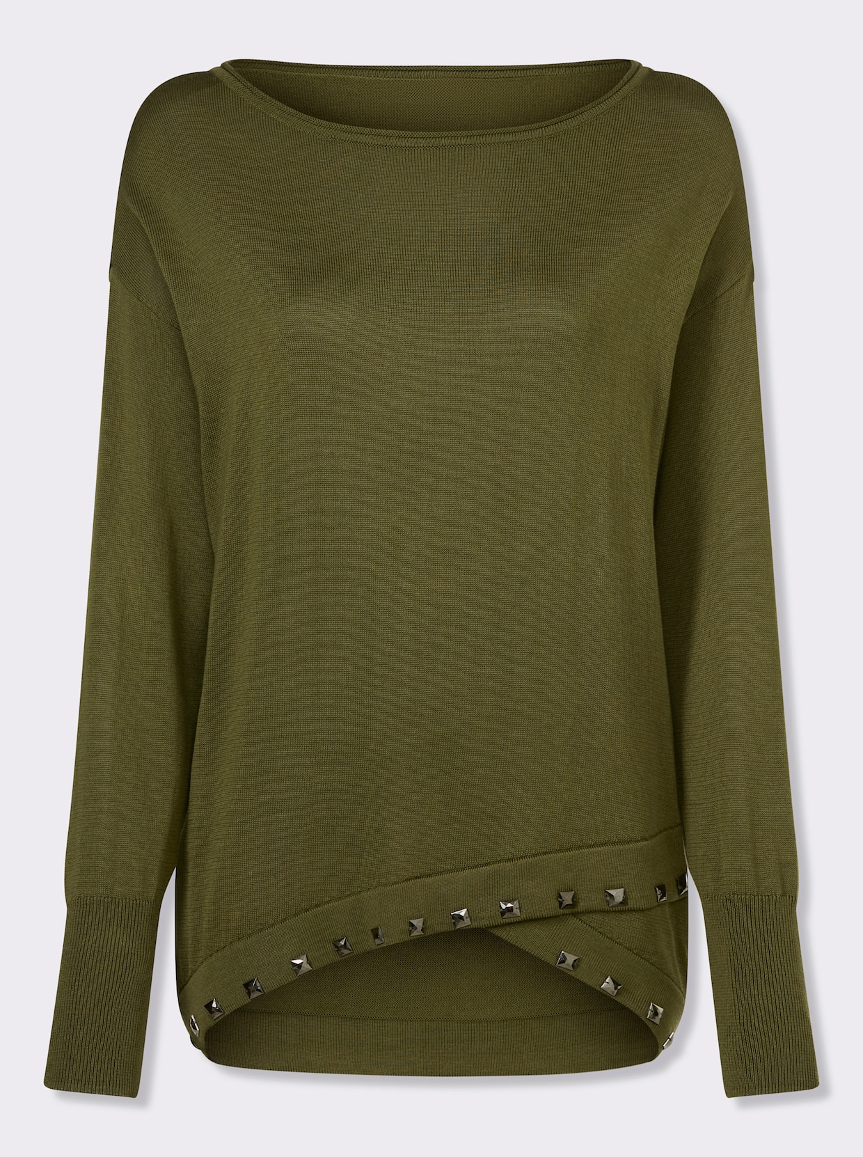 heine Strickpullover - oliv