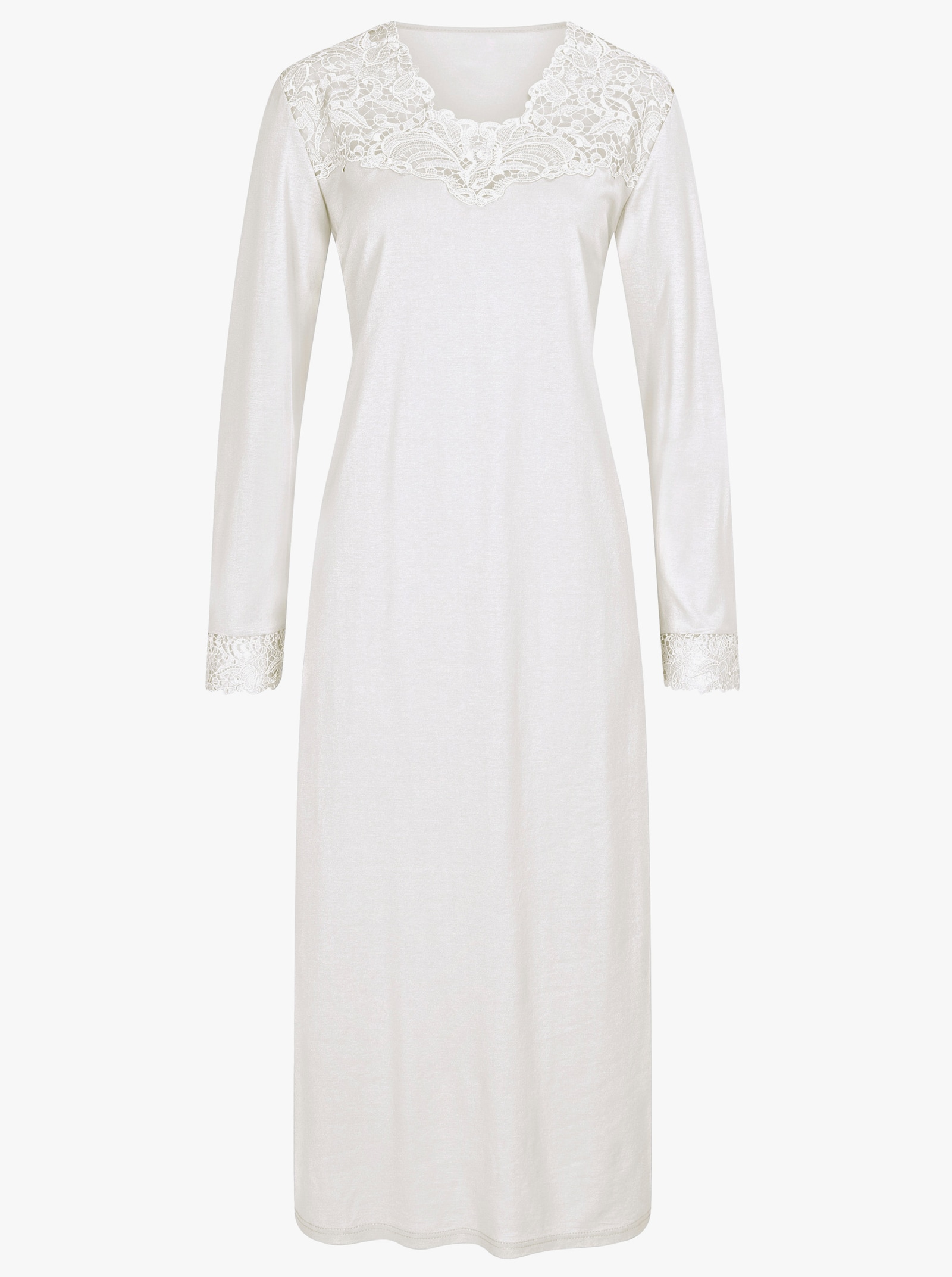 wäschepur Nachthemd met glanseffect - champagne