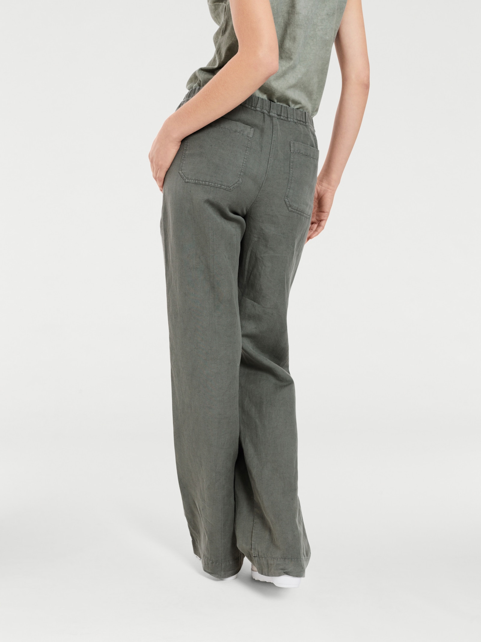 heine Schlupfhose mit weitem Bein - khaki