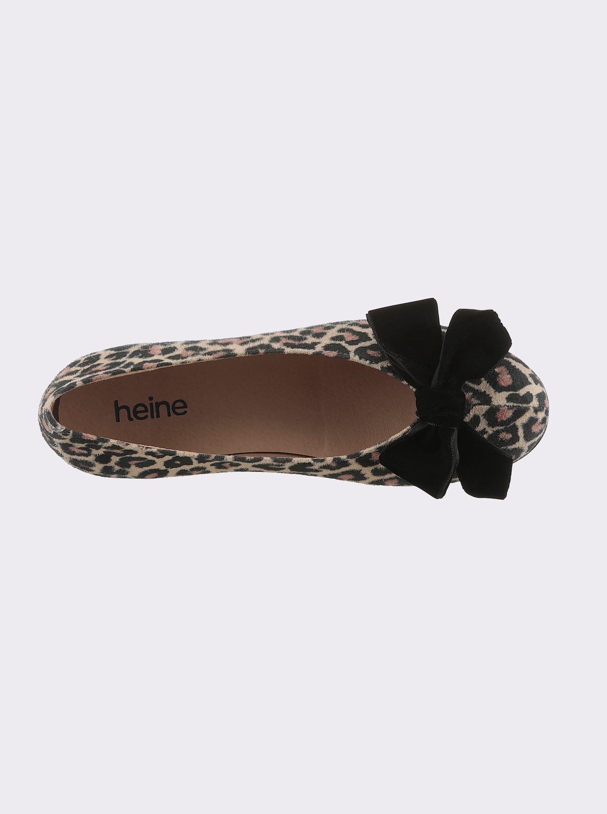 heine ballerina - beige/zwart