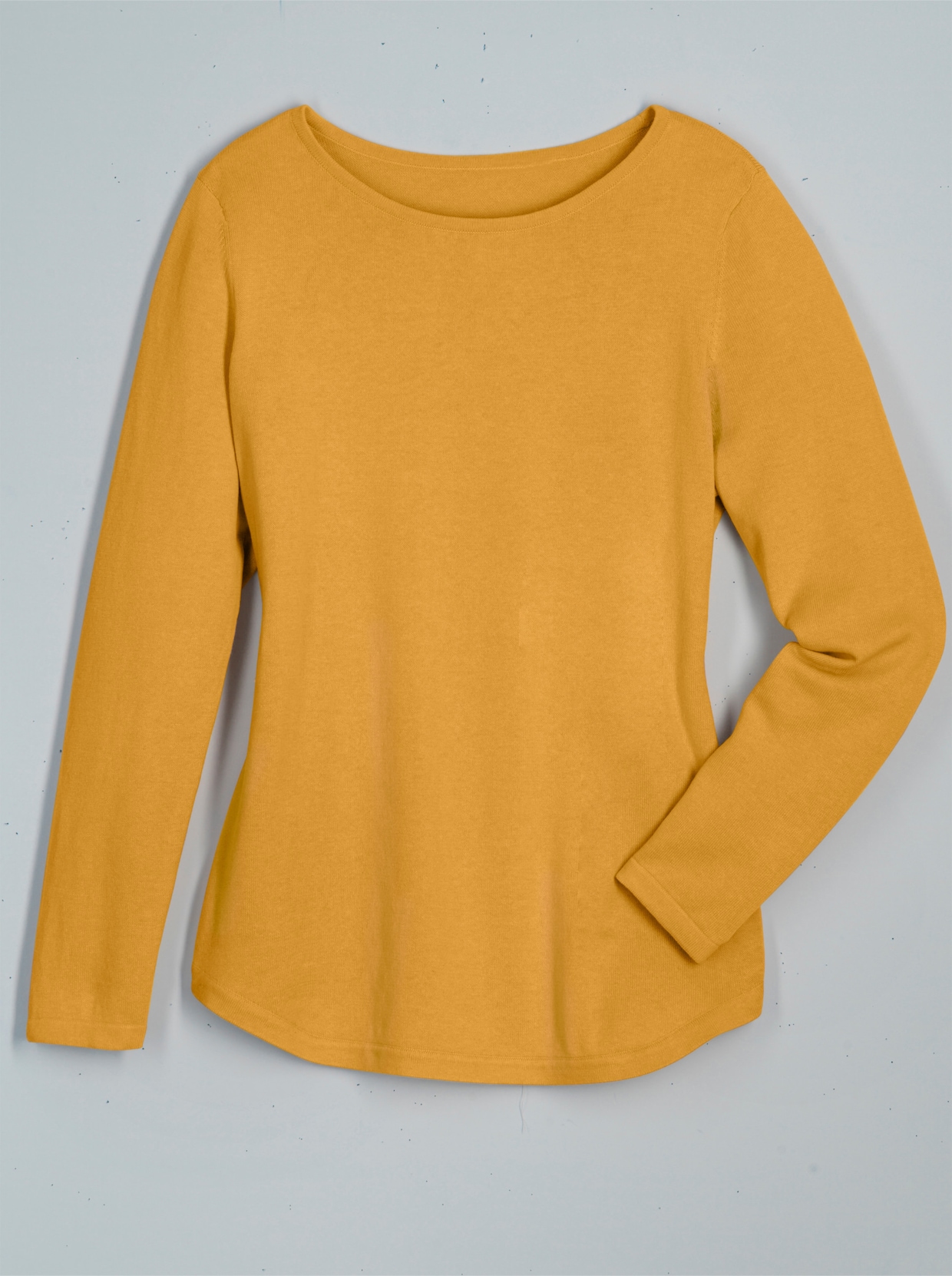 Bavlněný svetr - okrová