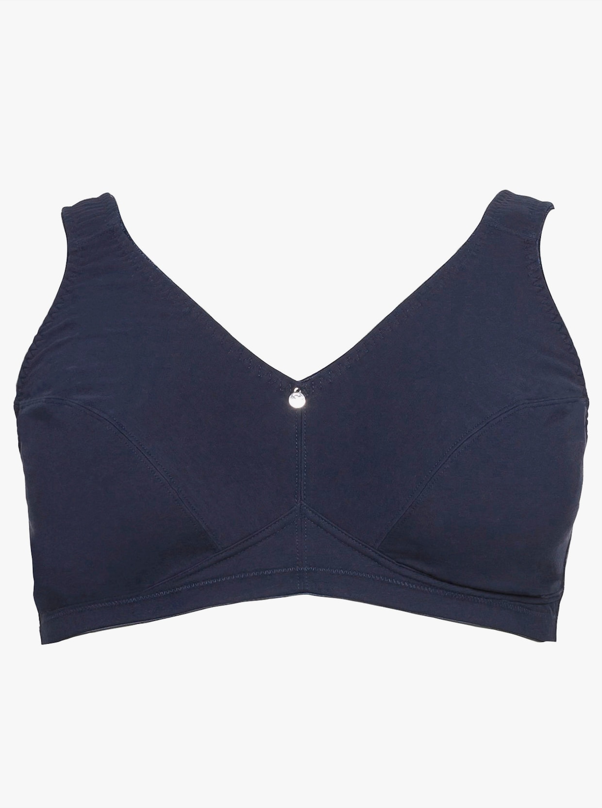 sheego Lot de 2 soutiens-gorge sans armatures - marine