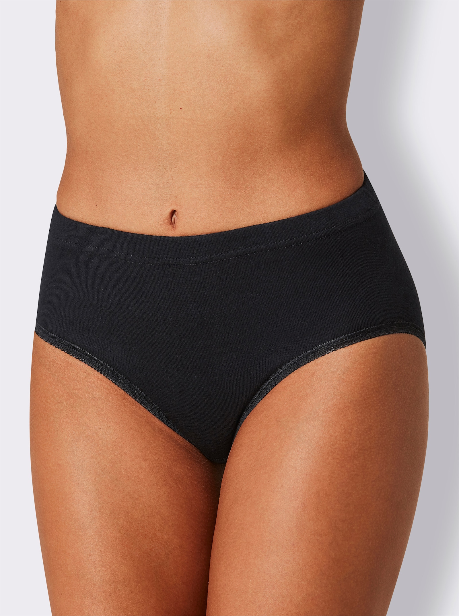 Speidel Taillenslip mit Doppelzwickel - 1x beige, 2x champagner, 2x schwarz