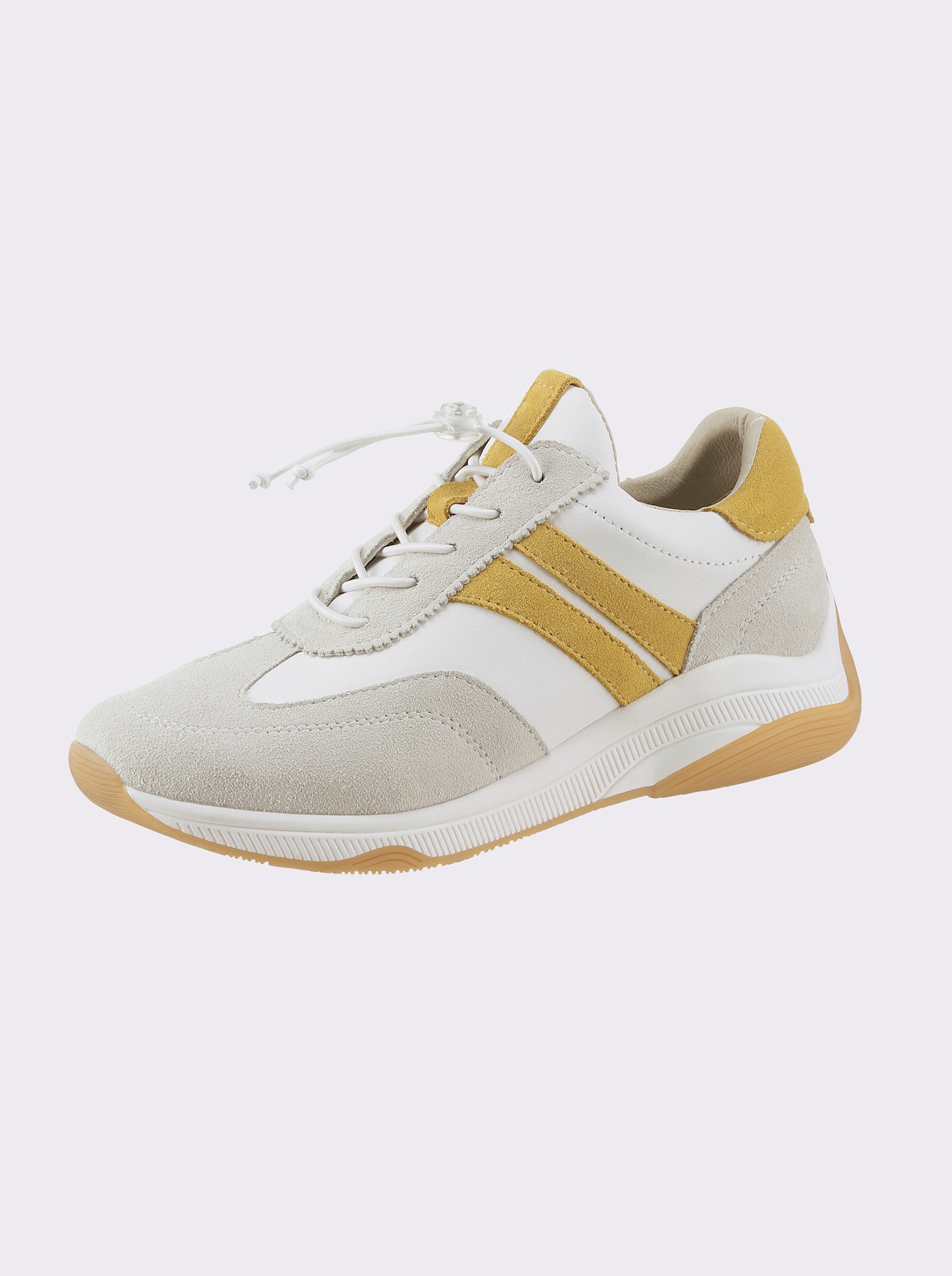 heine Sneaker - wit/geel