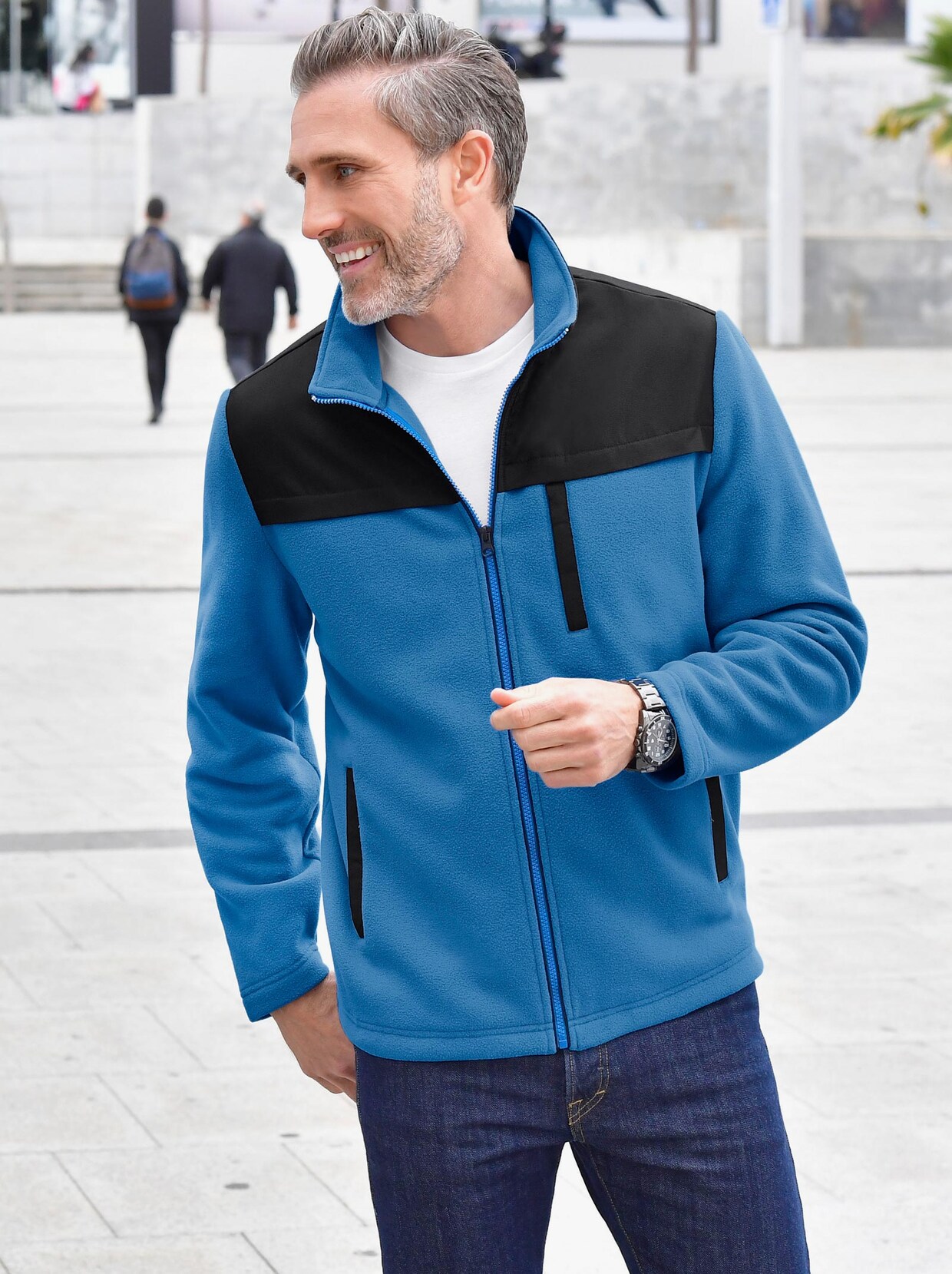 Catamaran Fleece-Jacke - blau