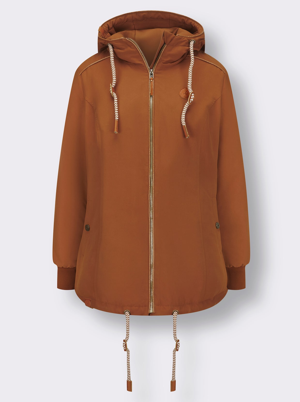 Jacke - cognac