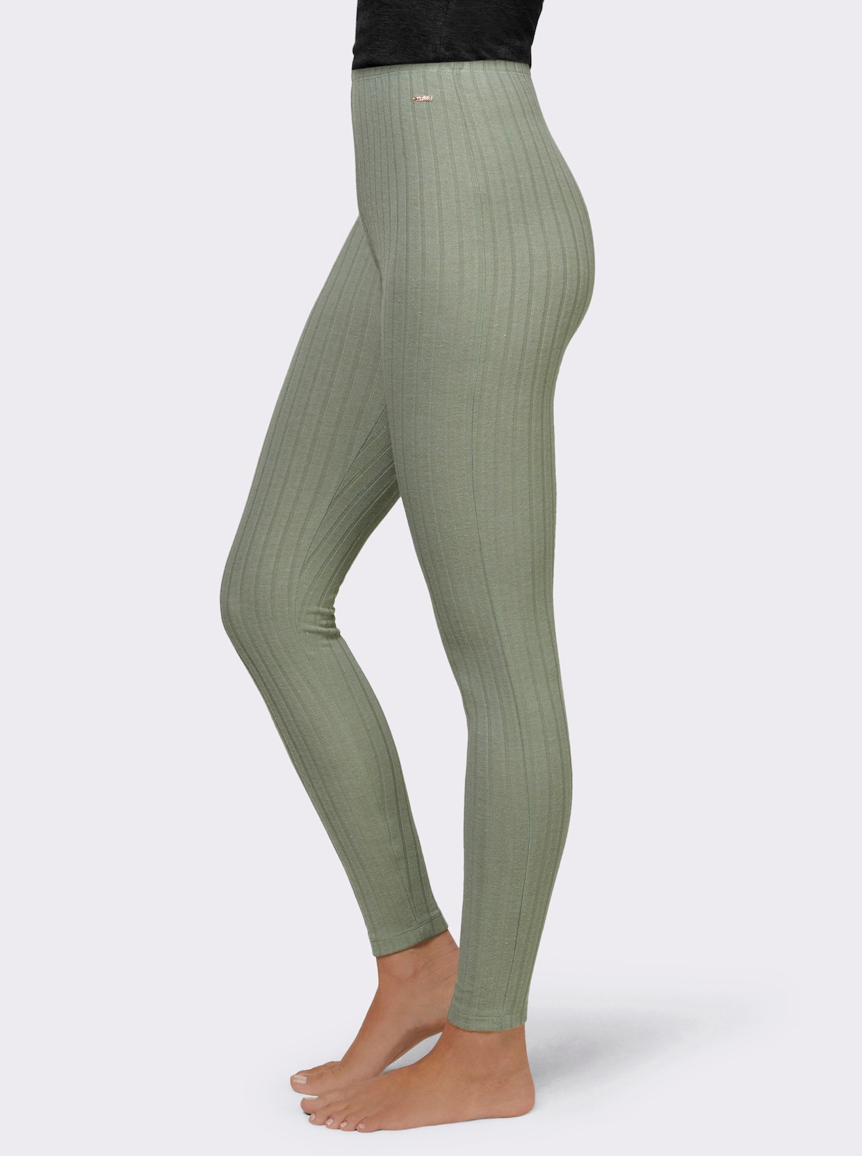 feel good Leggings - lindgrün