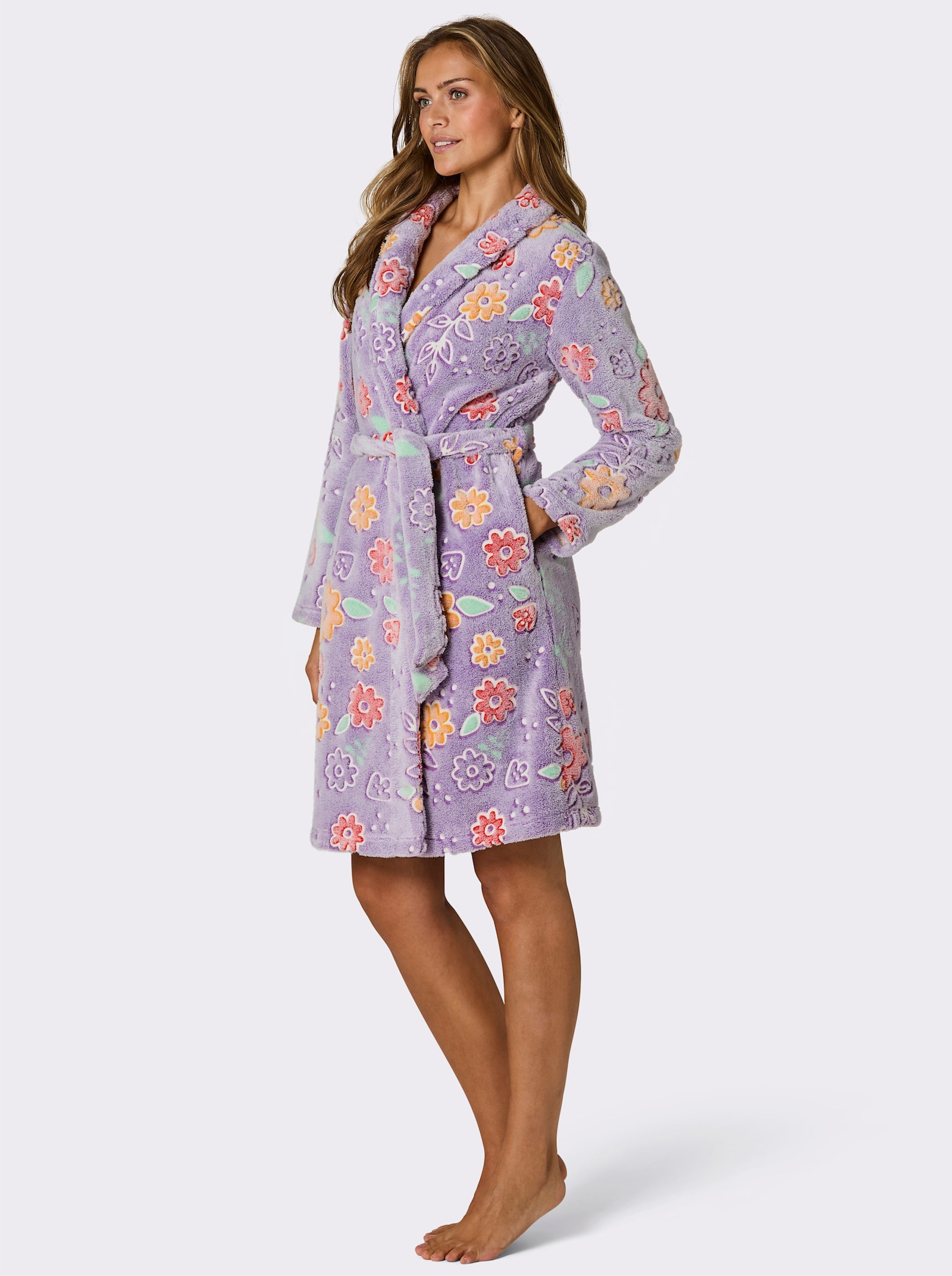 feel good Peignoir - lavande-corail