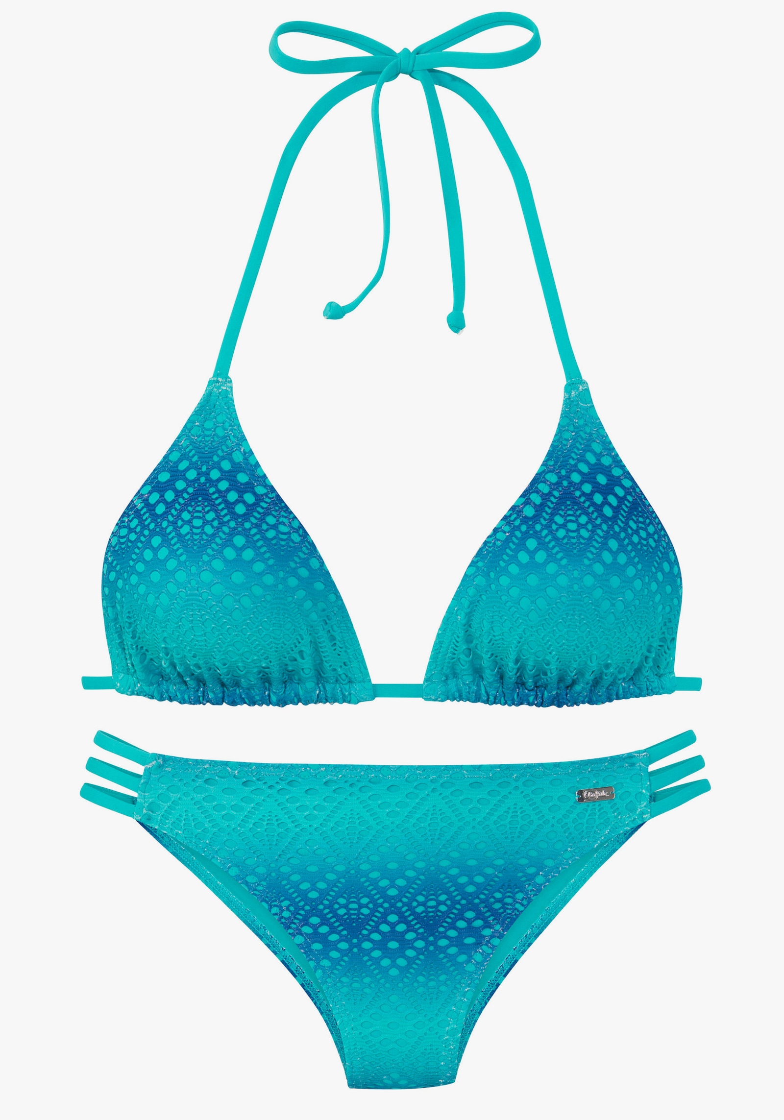 Buffalo Triangel-Bikini - blau-türkis