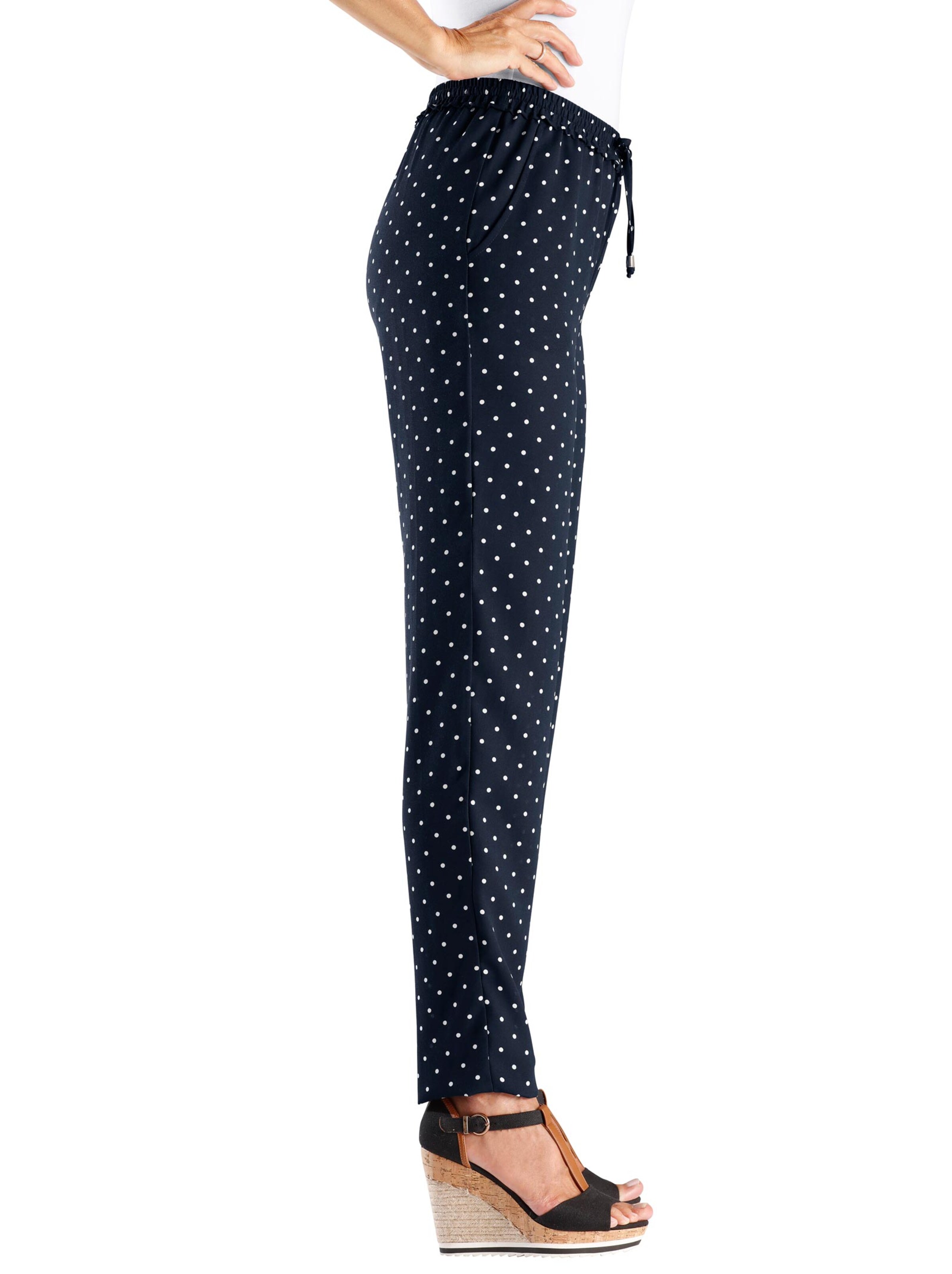 Hose - marine-getupft