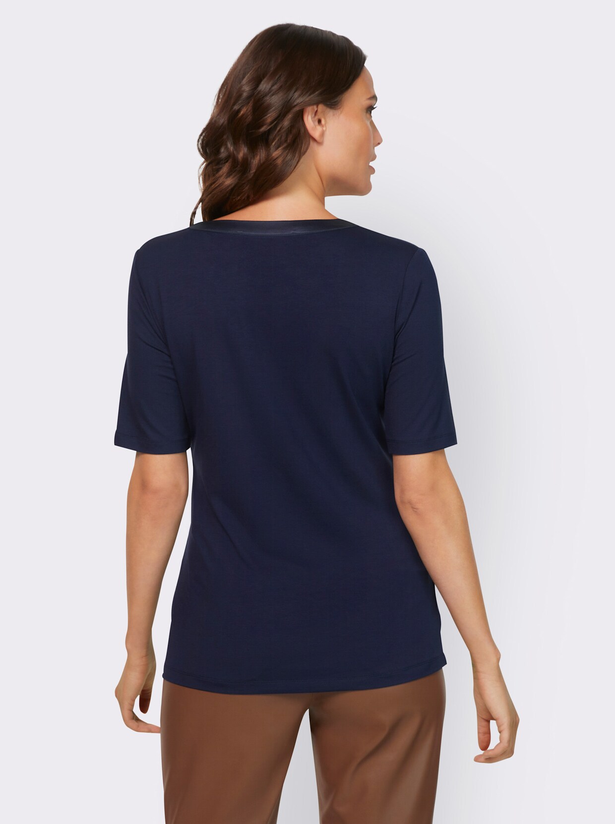 heine Shirt met korte mouwen - marine