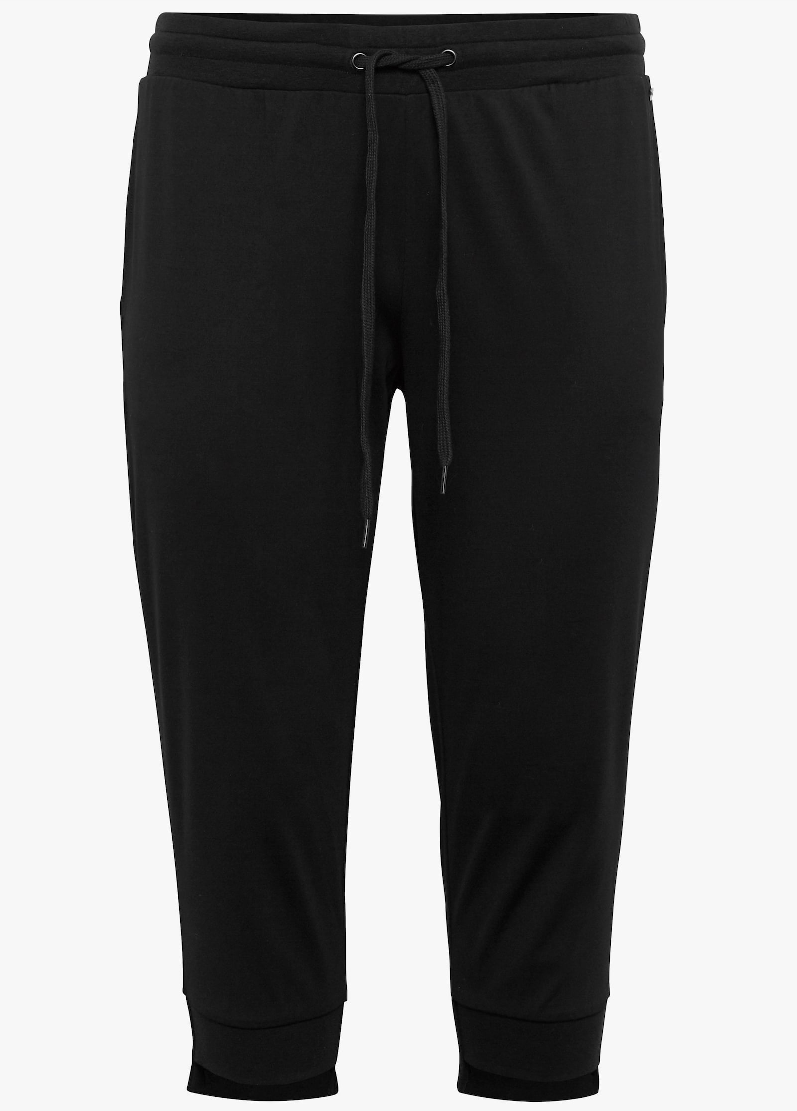 sheego Sweathose in 3/4-Länge - schwarz