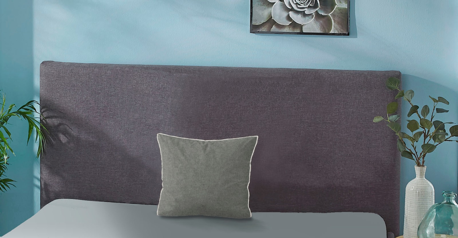 Biberna Bettwäsche - hellgrau-grau