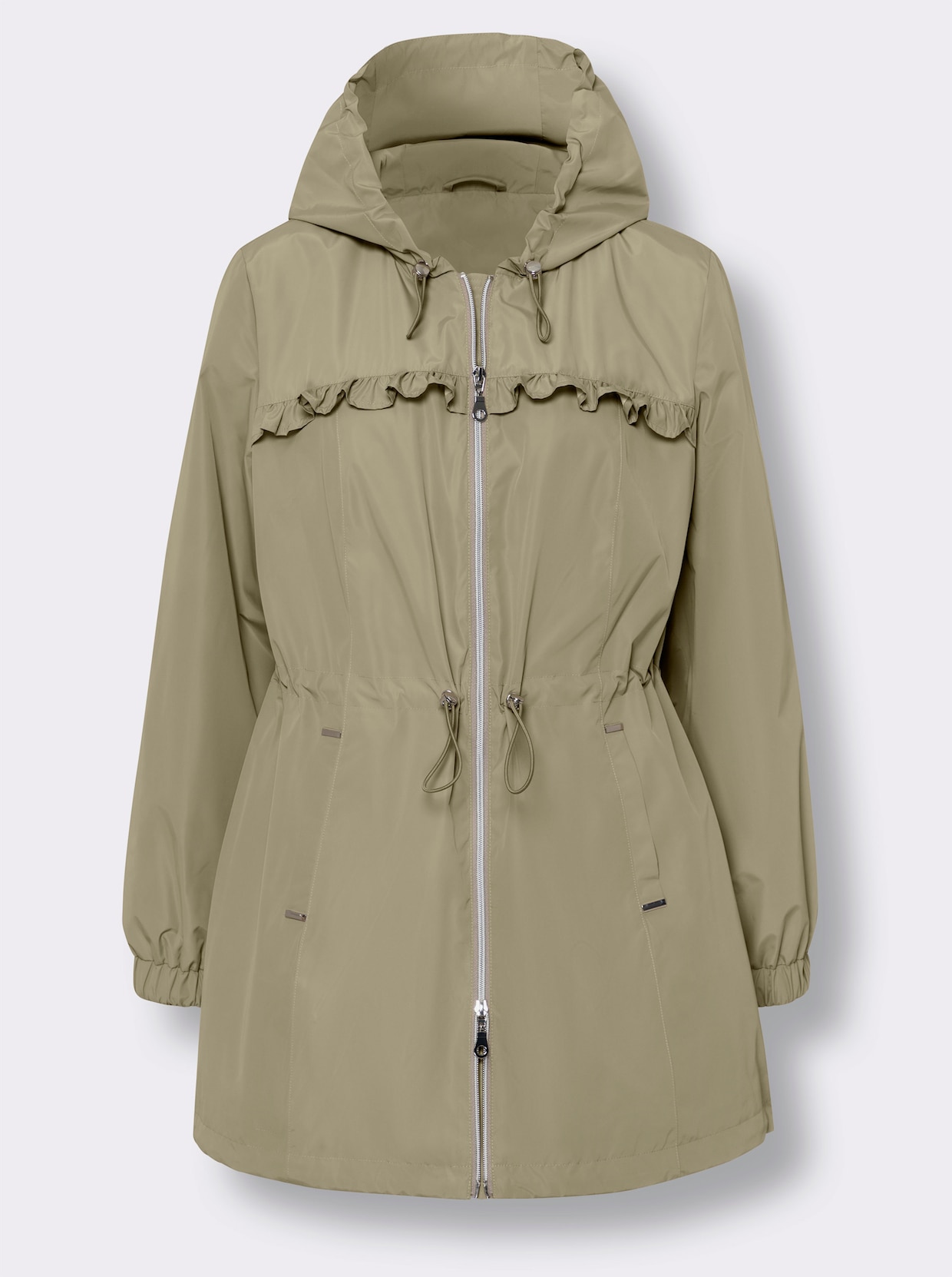 heine Veste à capuche - grège