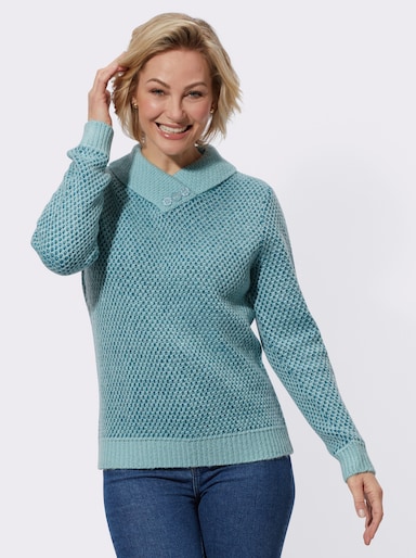 Pullover - mint-meliert