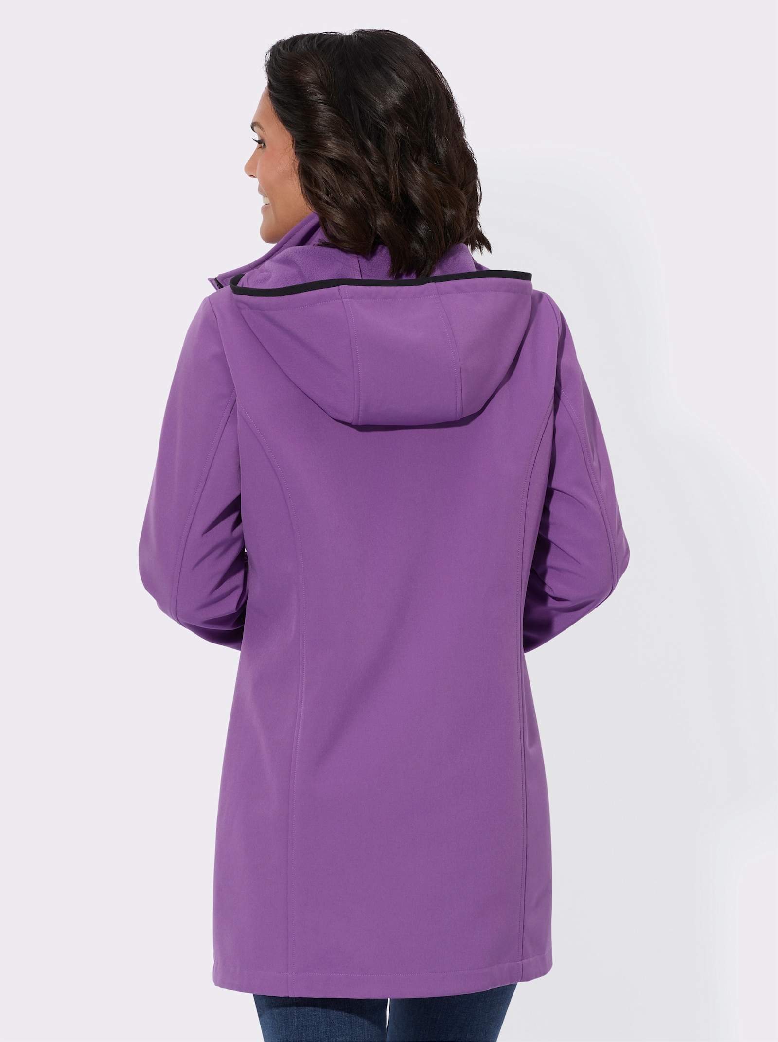 Funktionsjacke mit Fleece-Futter - lila