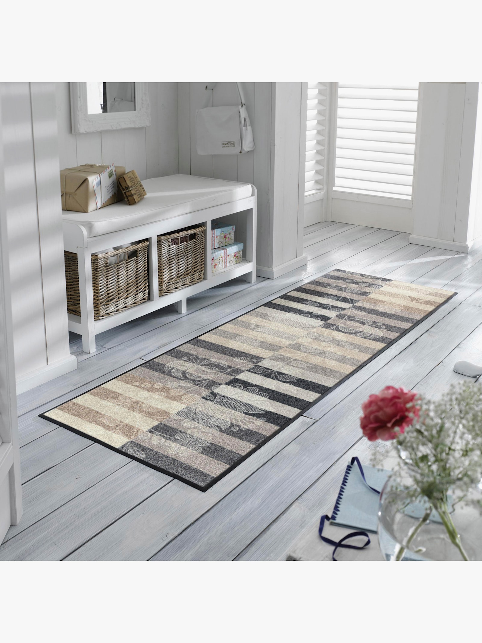 wash+dry by Kleen-Tex Fußmatte - beige-grau