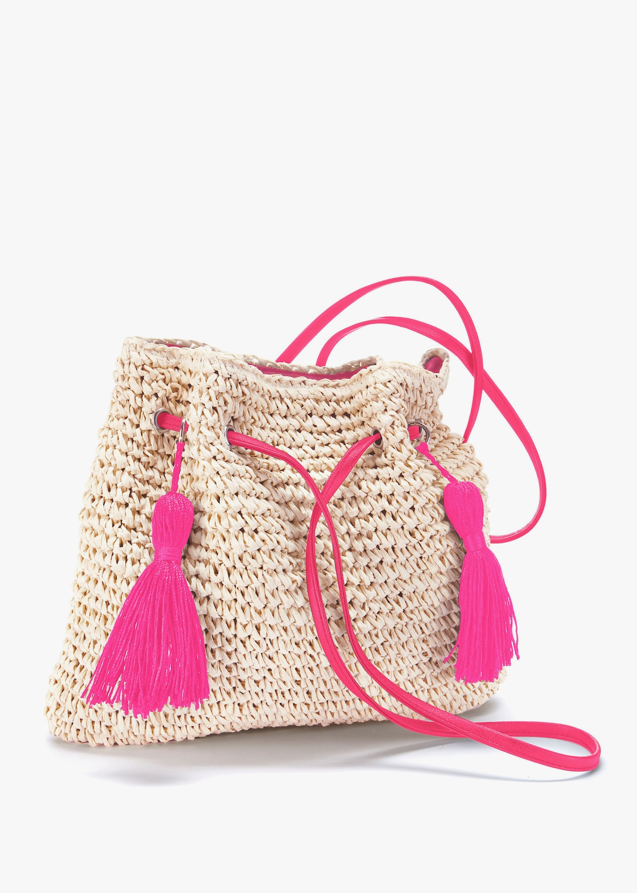 LASCANA Sac en bandoulière - beige-fuchsia