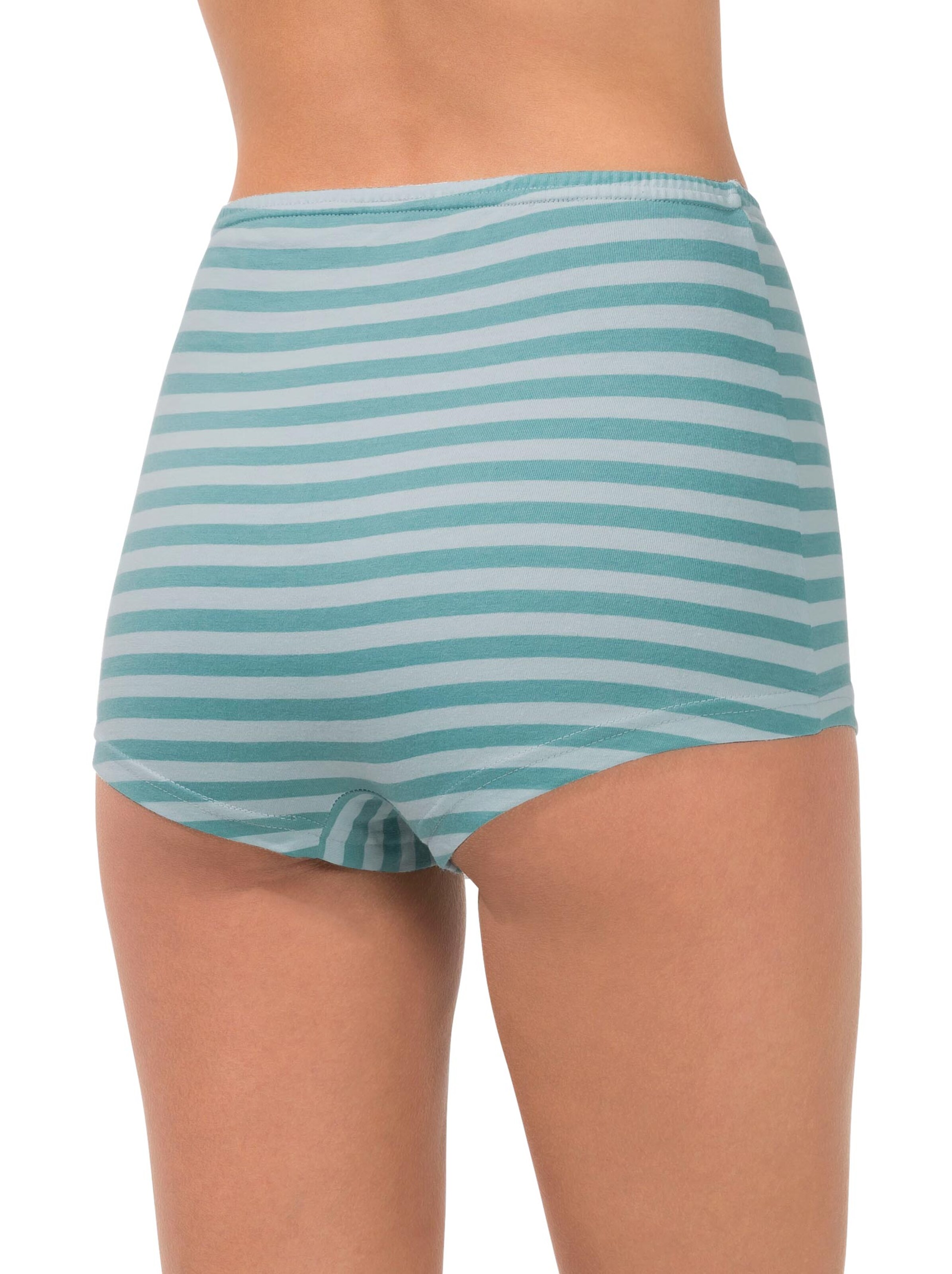 wäschepur Pants - mint-geringelt