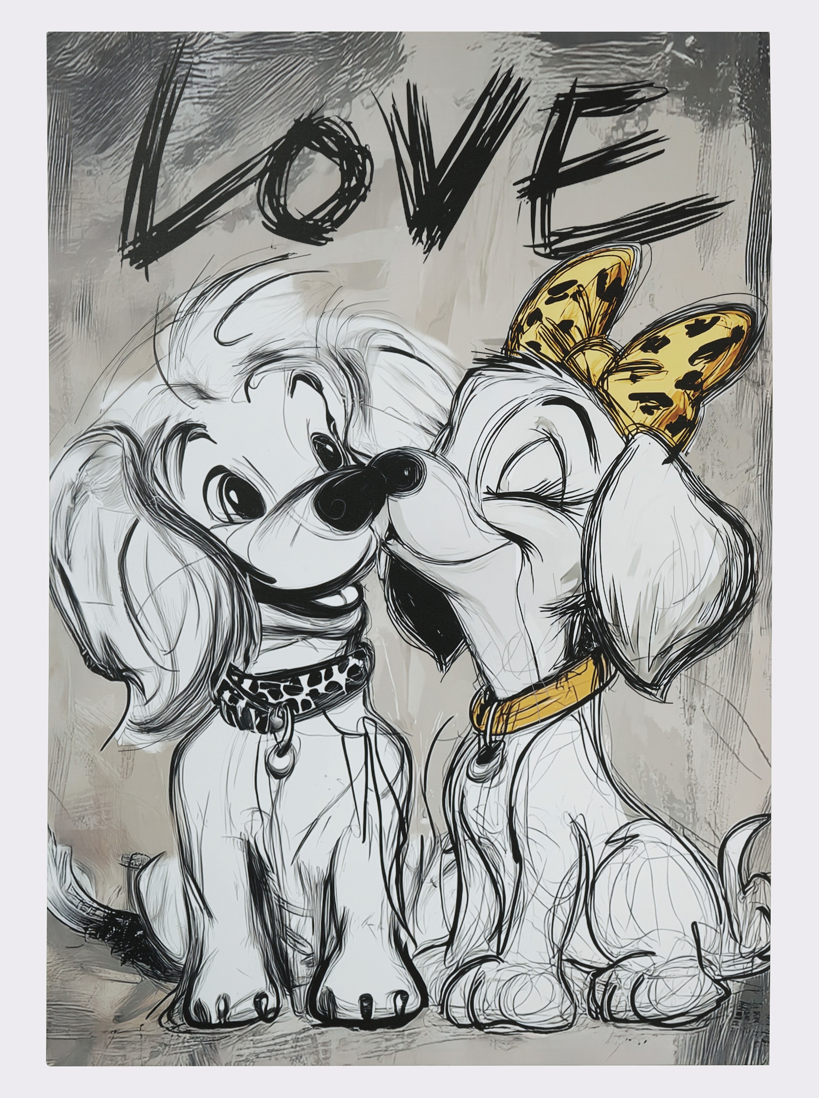 Impressionen Bild - grau-weiß