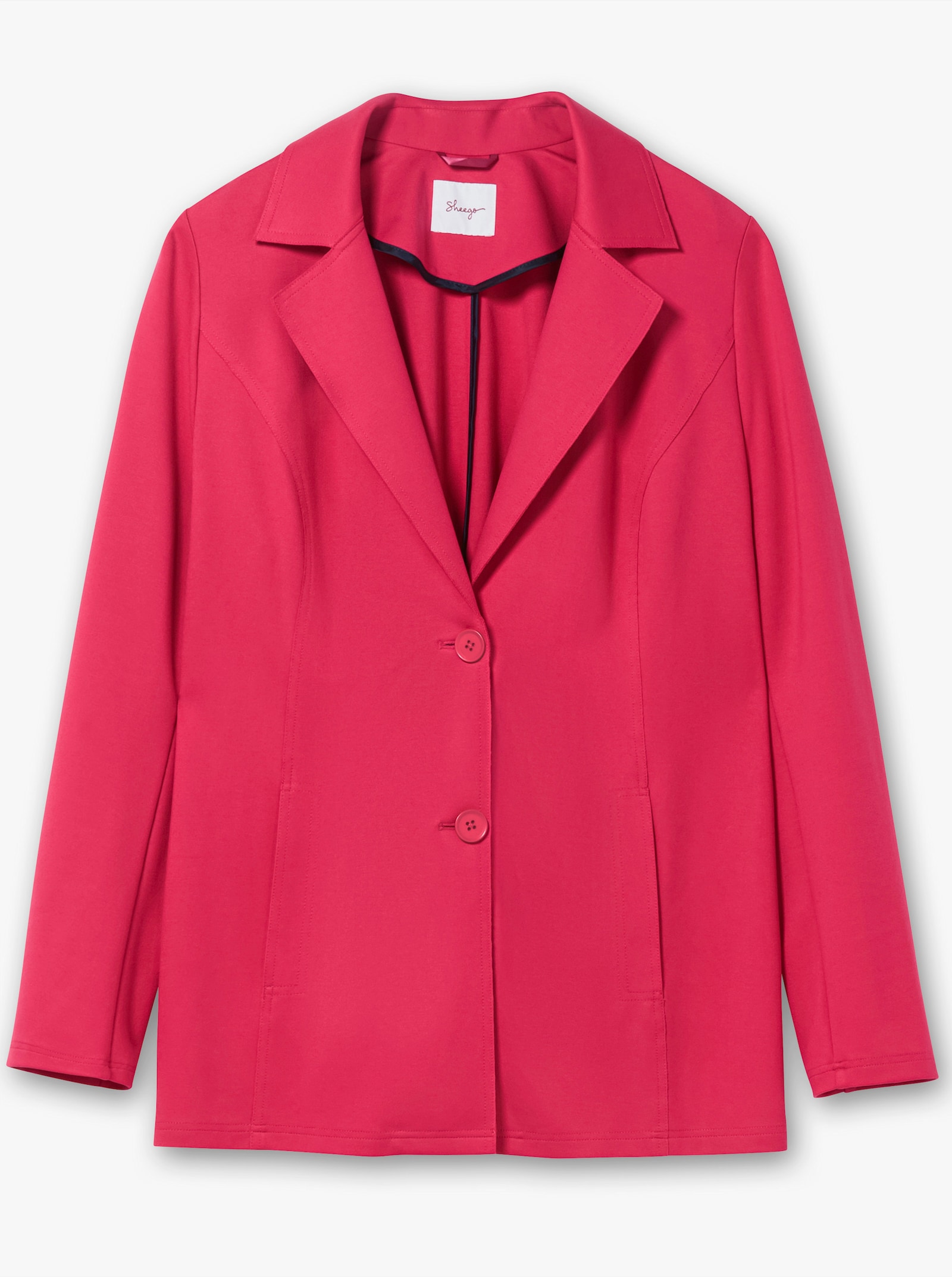 sheego Blazer mit Reverskragen - sorbet pink