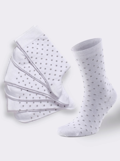 wäschepur Damen-Socken - weiss