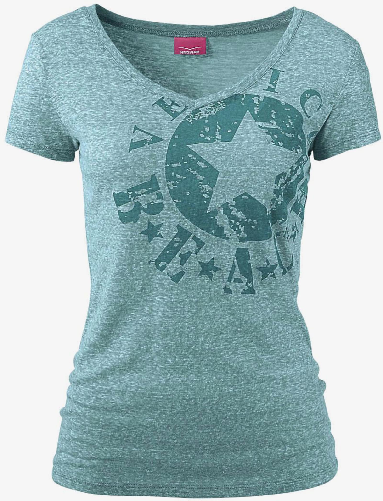 Venice Beach Strandshirt - türkis-meliert