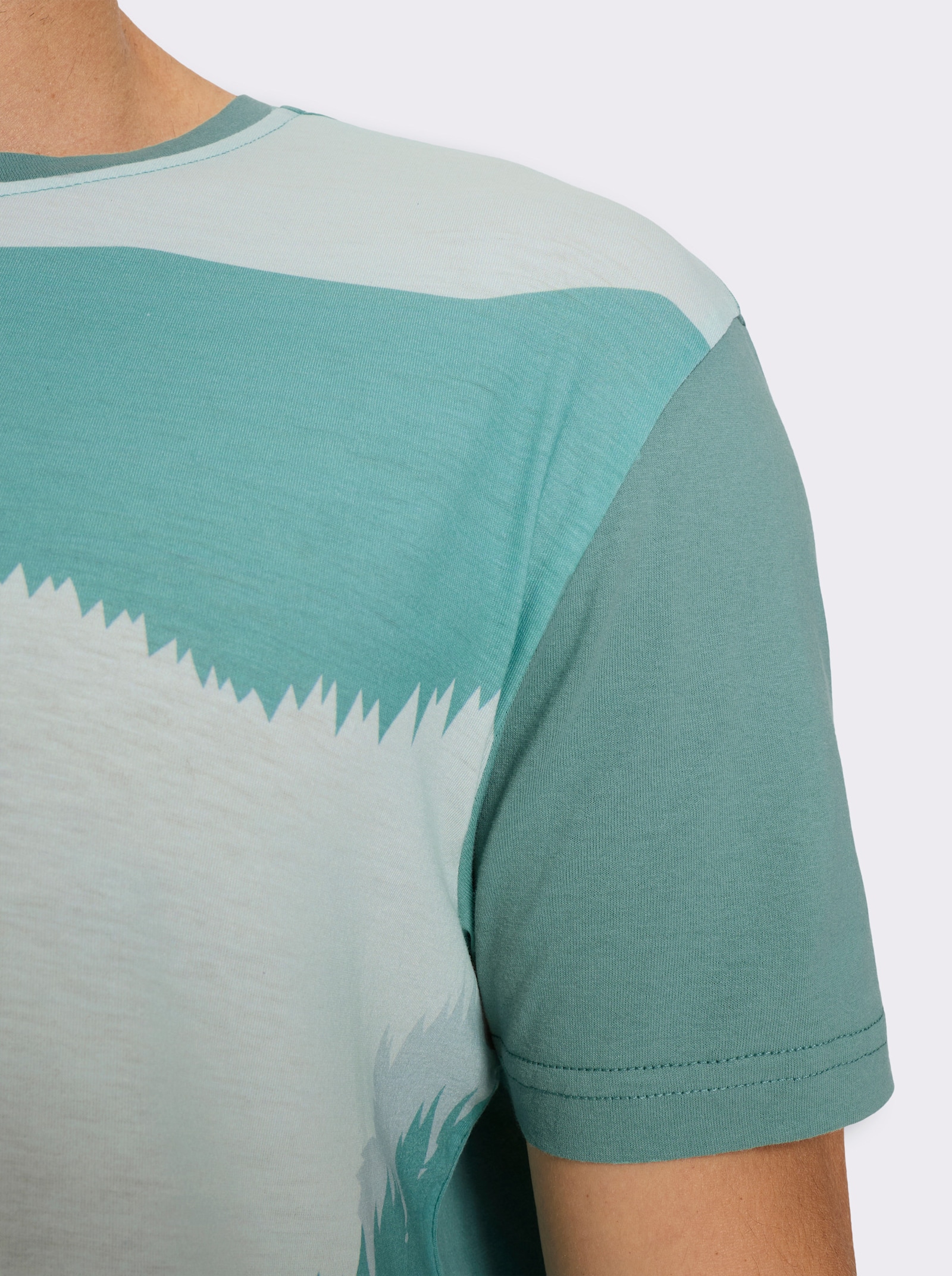 Catamaran Sports Funktionsshirt mit Druck vorne - salbei-bedruckt