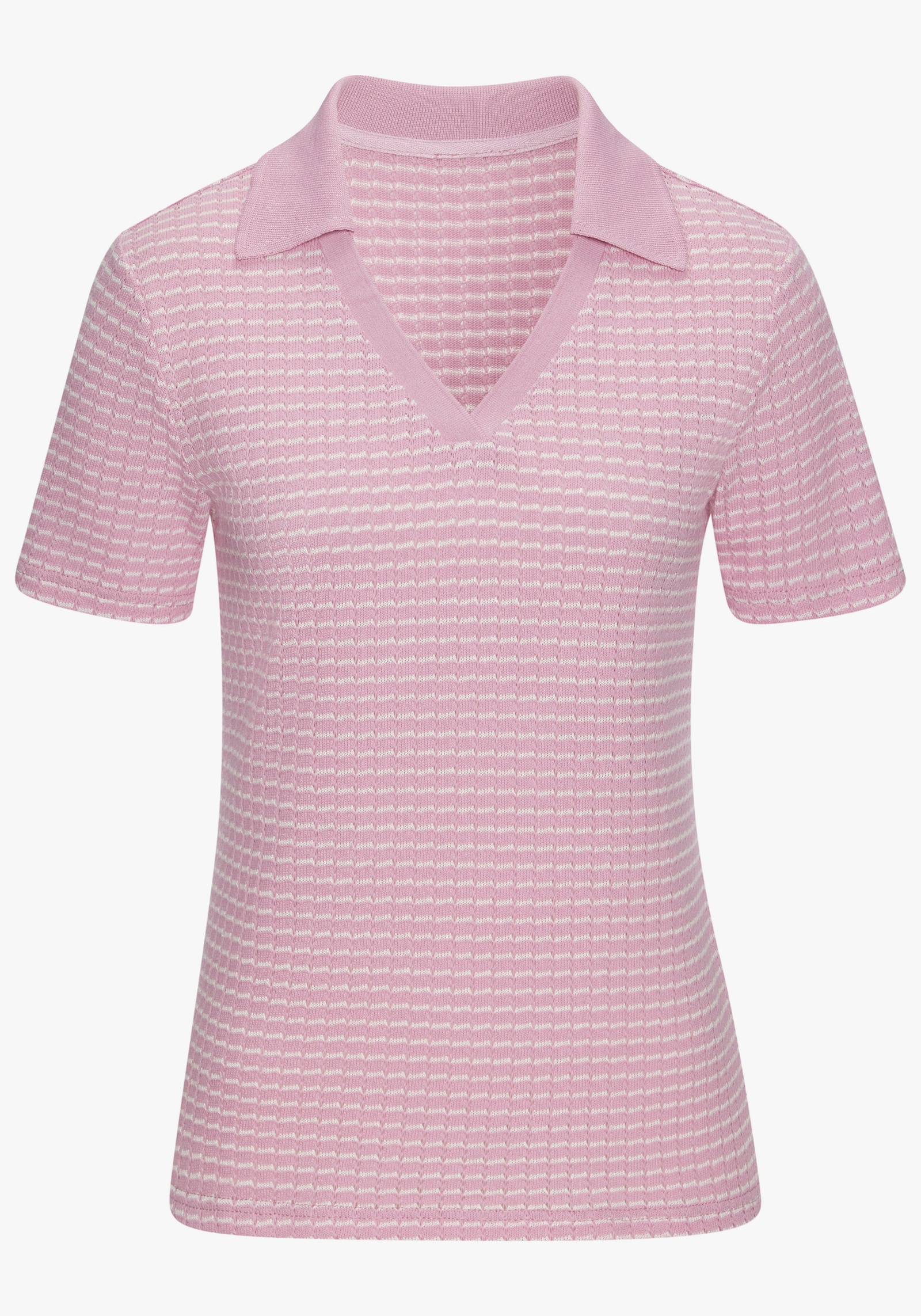 Vivance Poloshirt - roze-crème