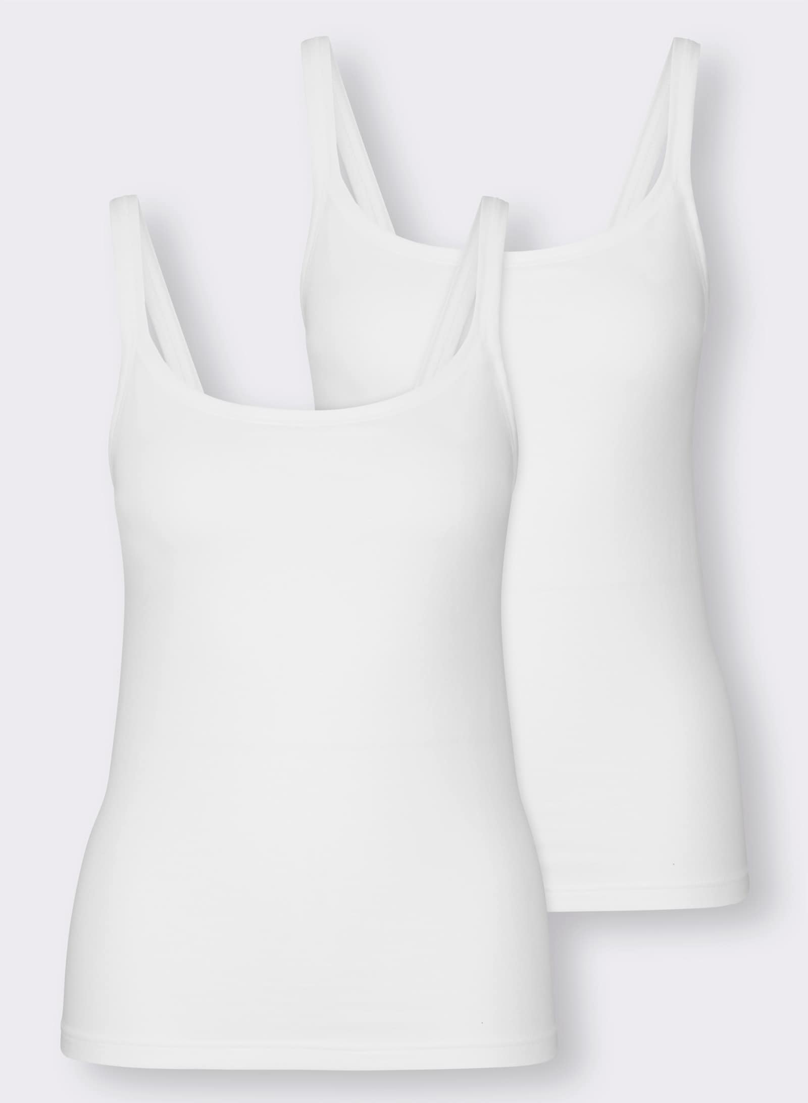 Speidel Trägerhemd mit Bio-Baumwolle - weiß