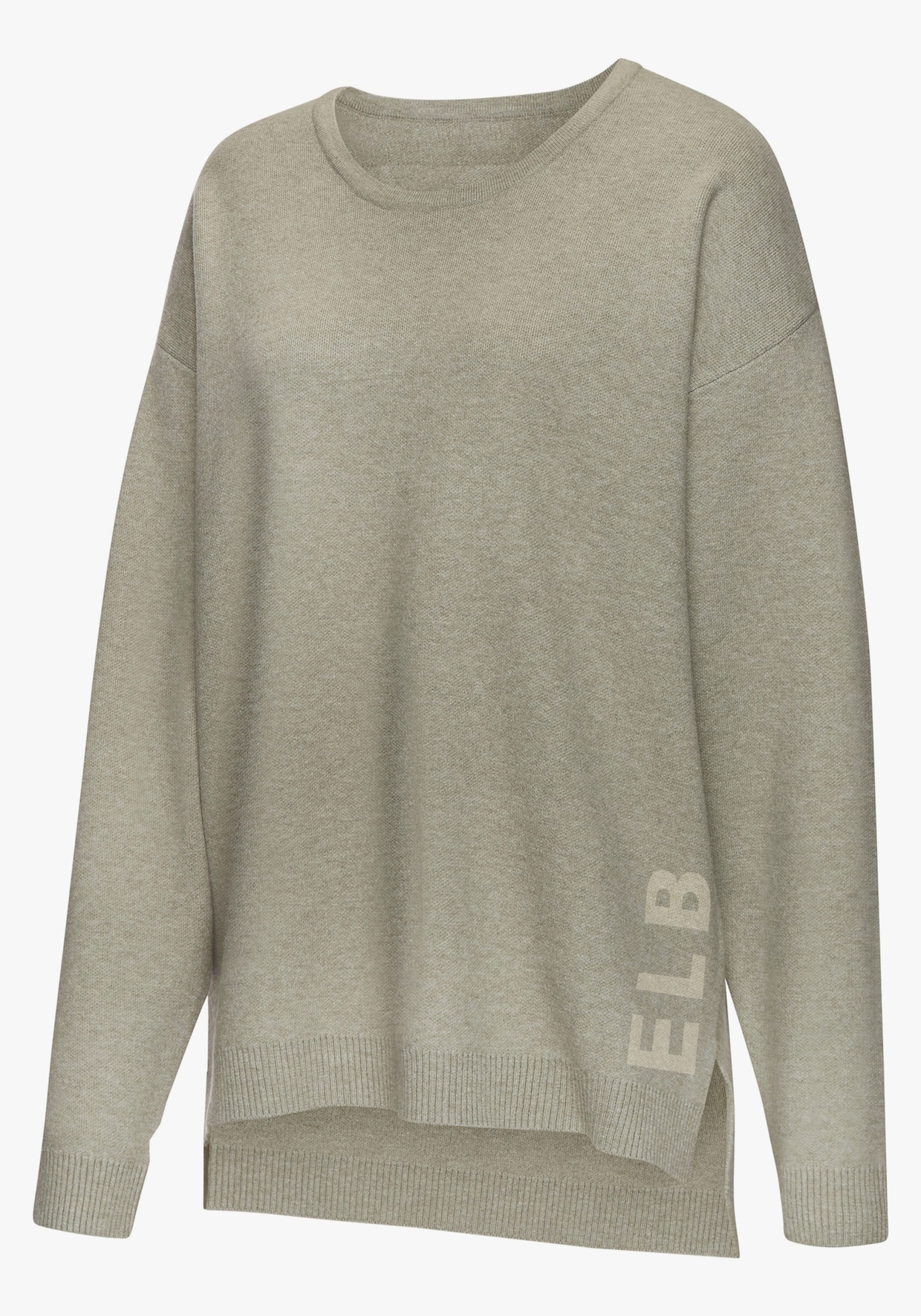 Elbsand Sweater - oliv meliert