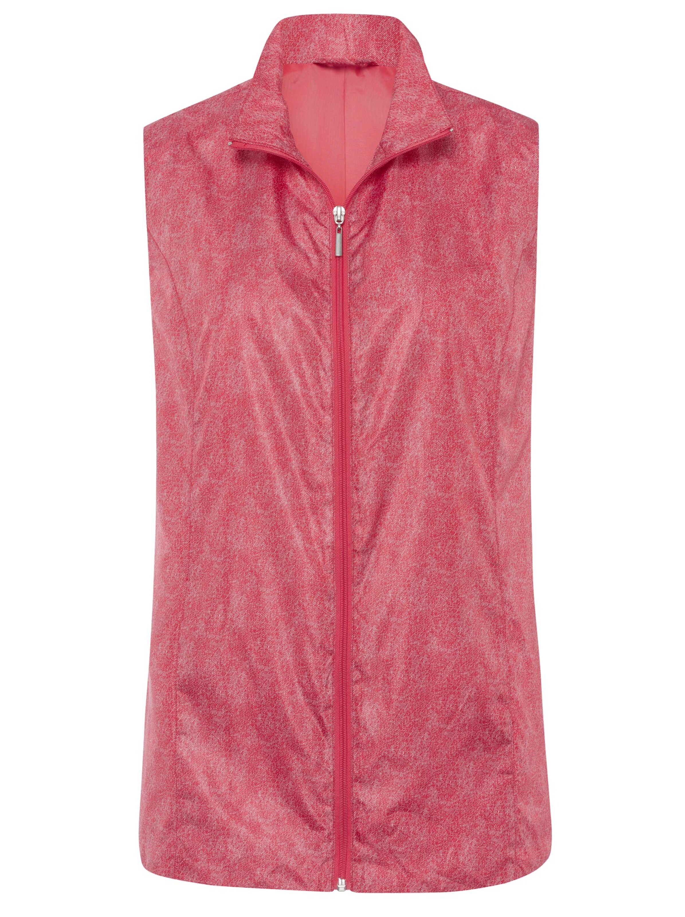 Weste - rot-meliert