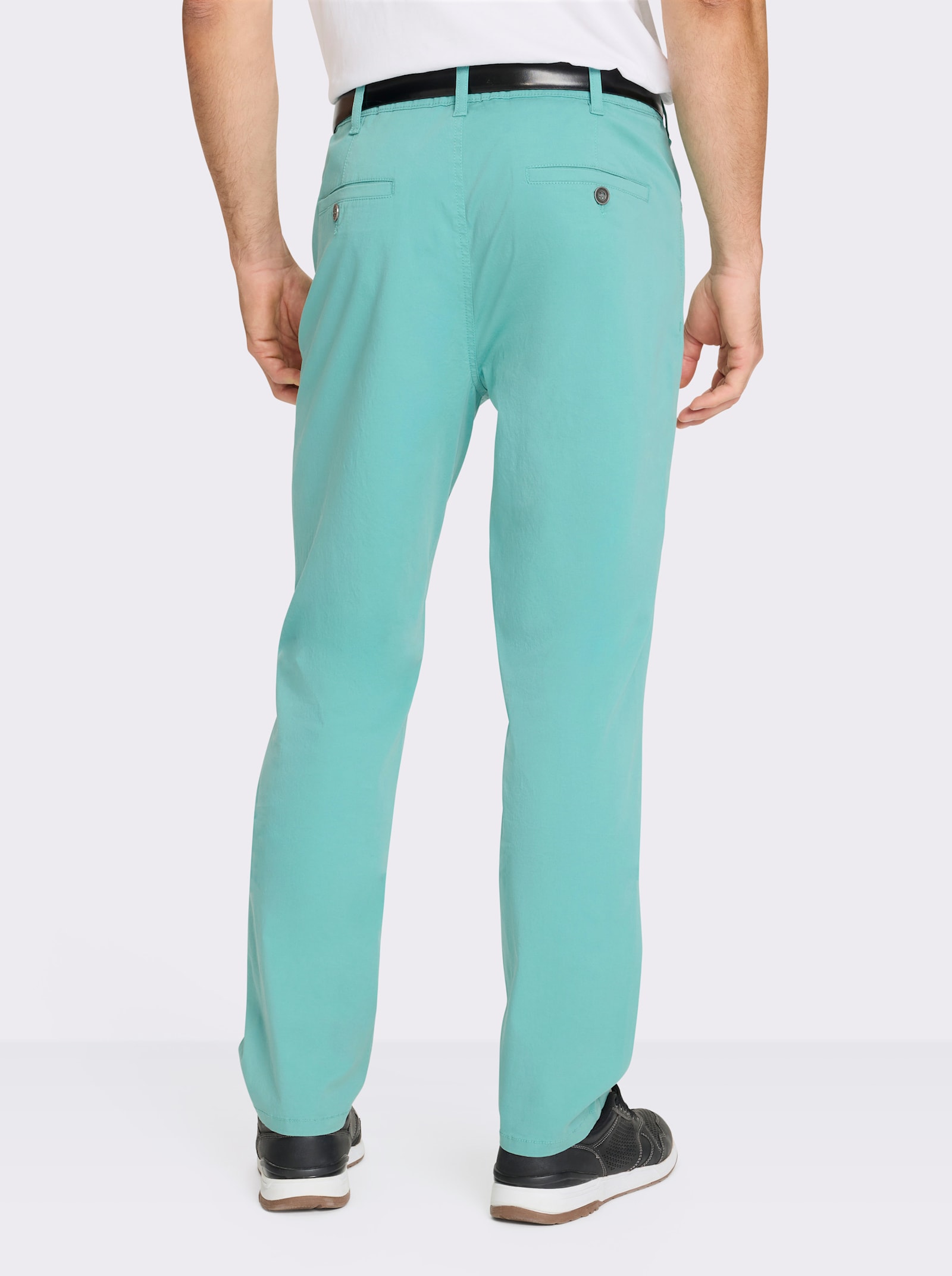 Catamaran Broek van zomers twill - salie