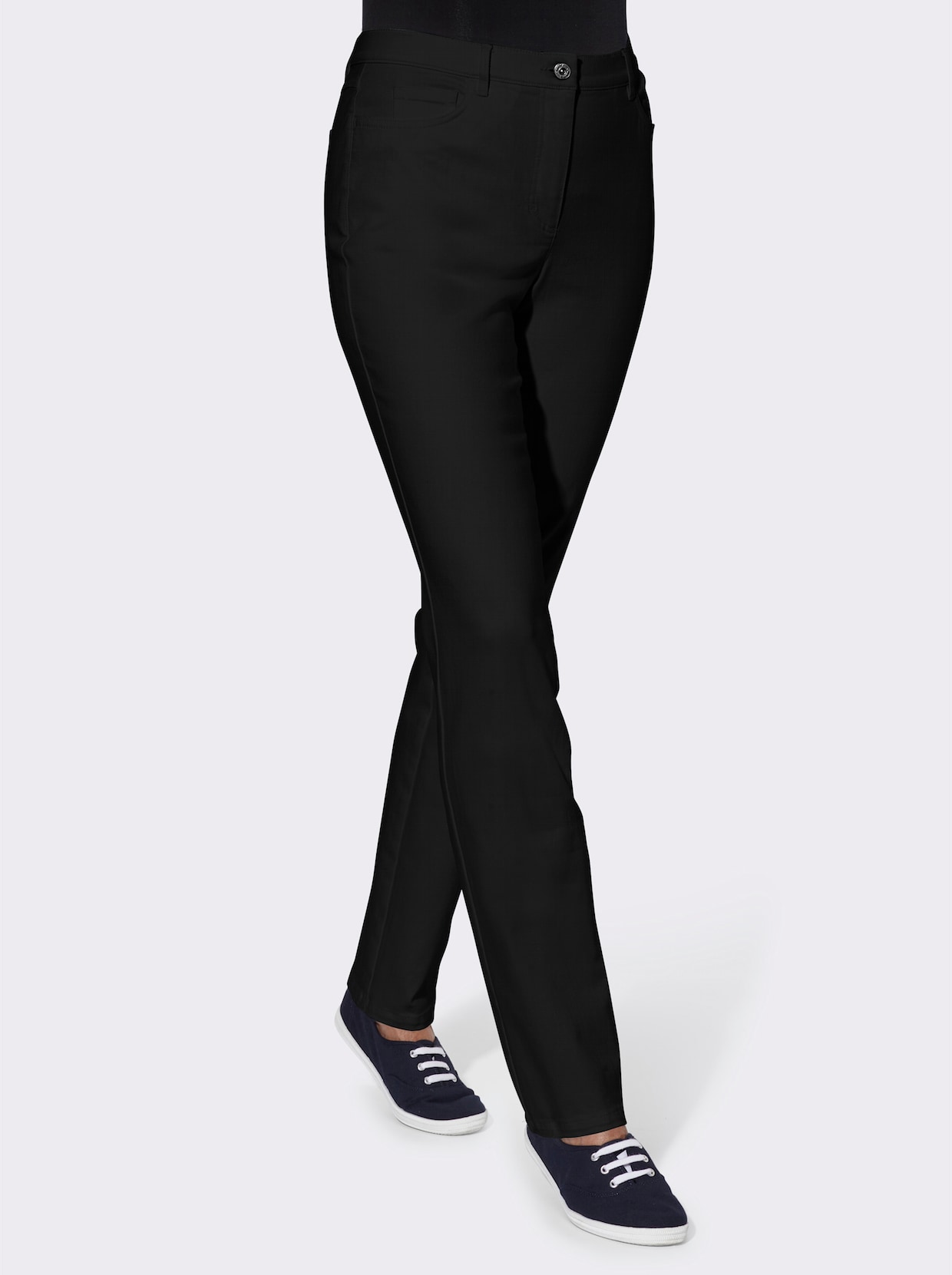 Cosma Pantalon 5 poches - noir