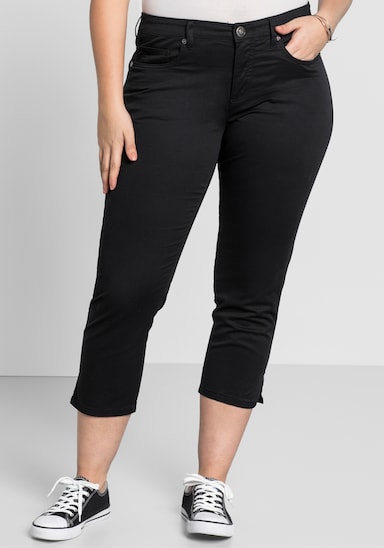 sheego 7/8-Hose - schwarz