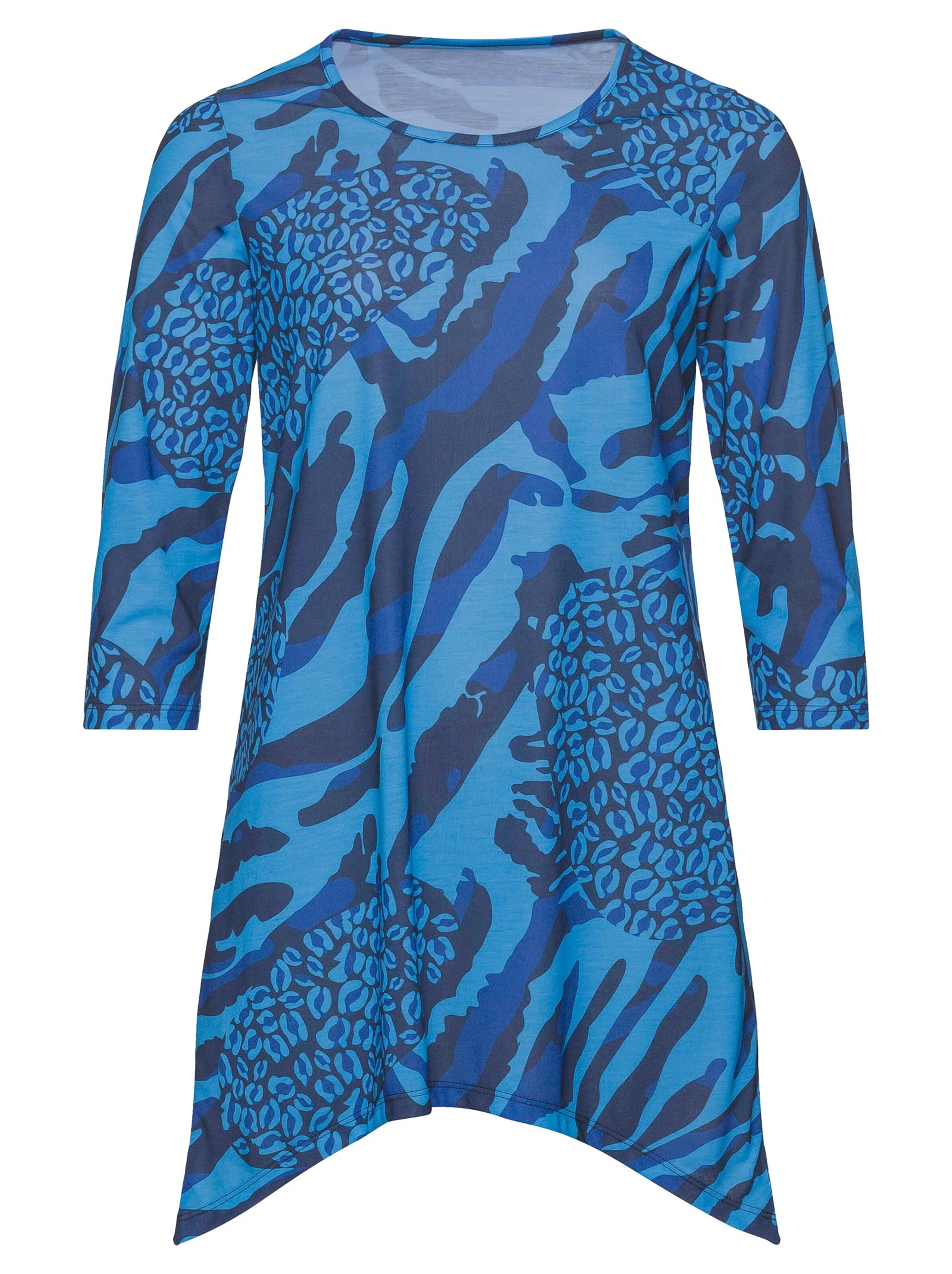 Shirt - blau-gemustert