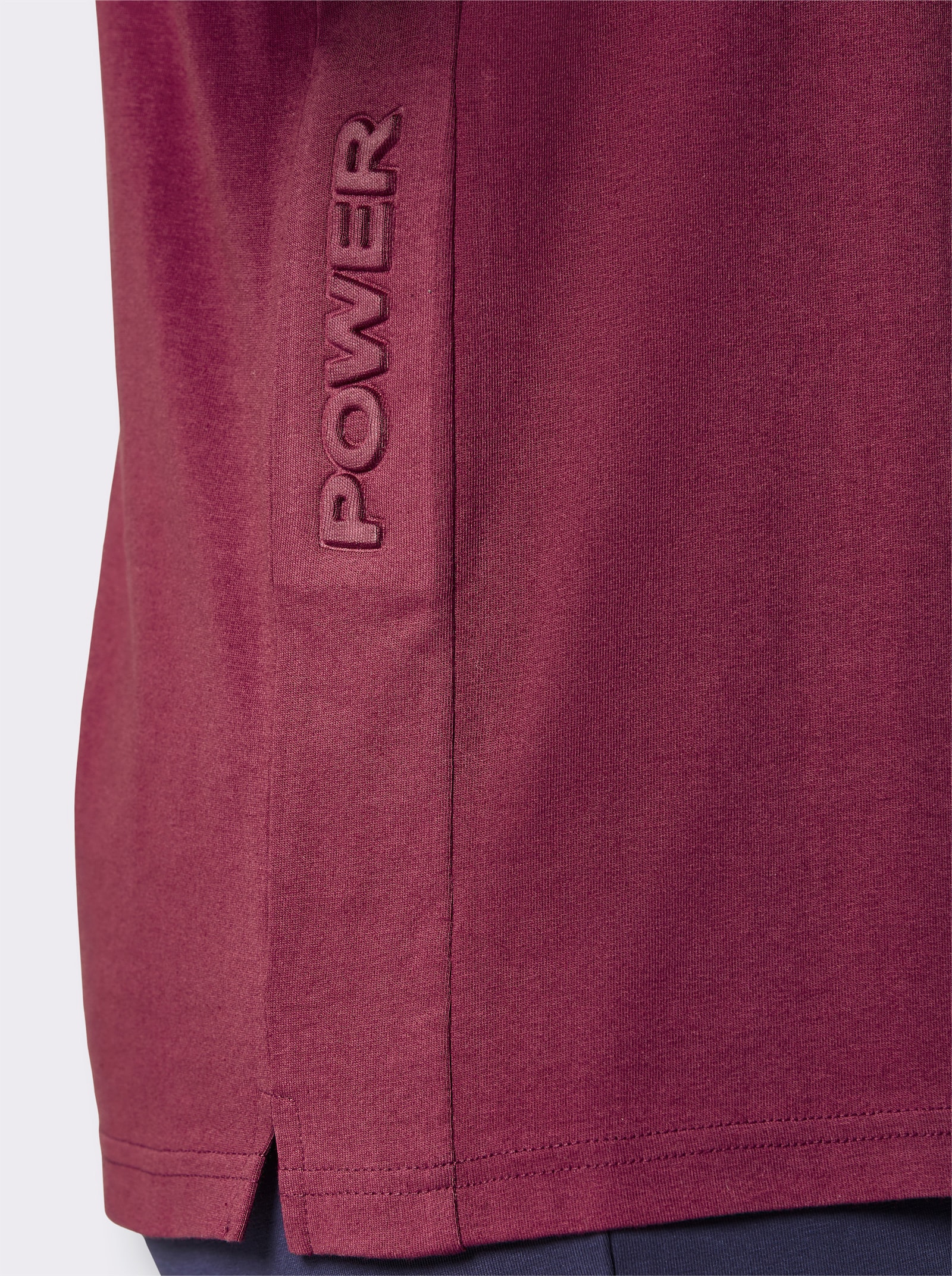 Catamaran Sports Funktionsshirt mit 3D-Schriftzug - bordeaux