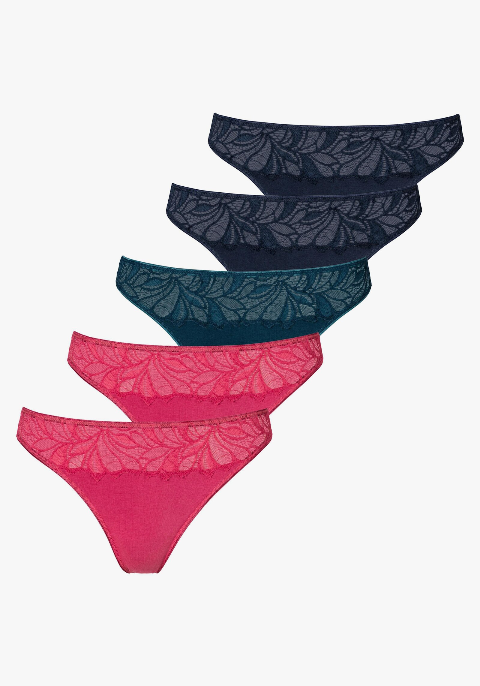 Vivance String - pink, petrol, navy