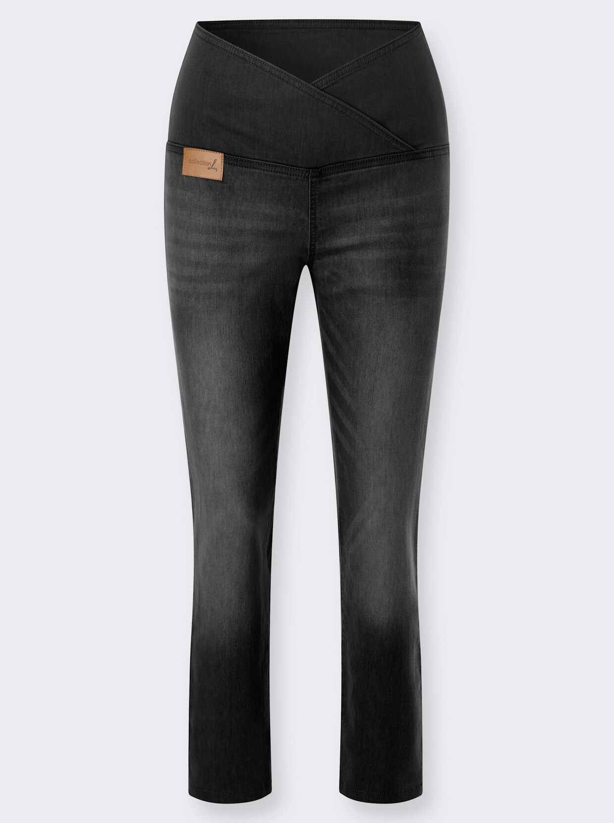 7/8-Jeans - black denim