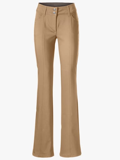 heine Bootcut broek - camel