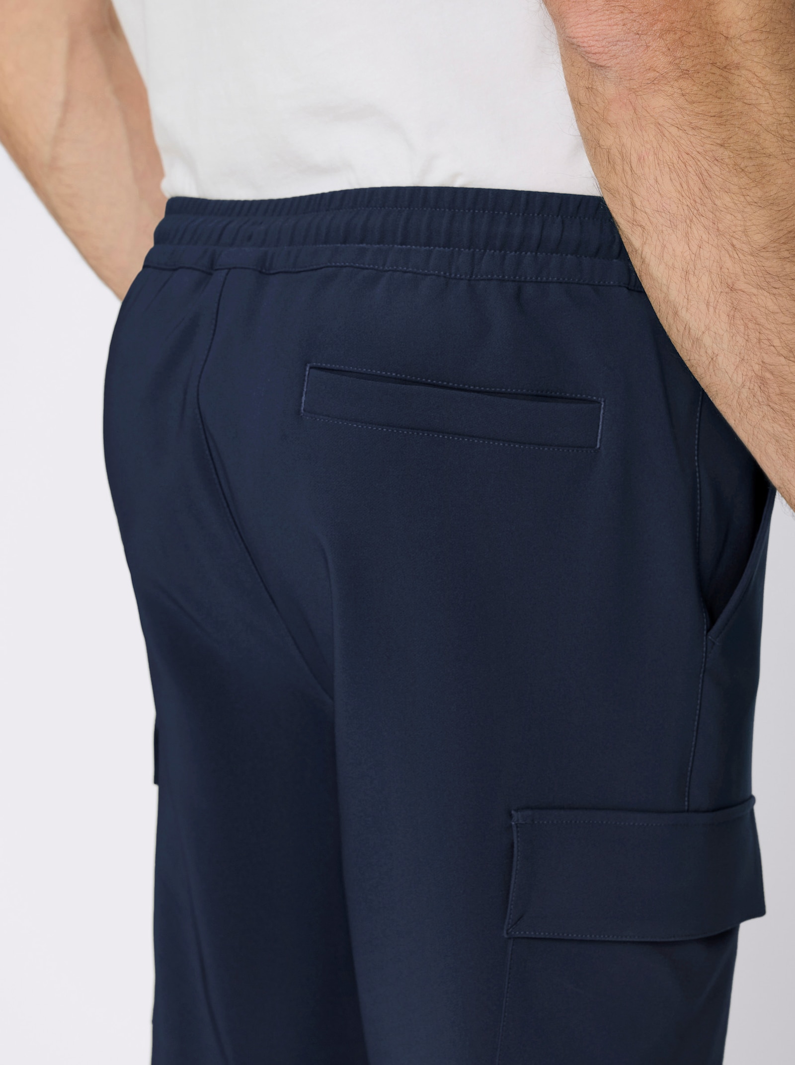 Catamaran Hose mit praktischen Taschen - marine