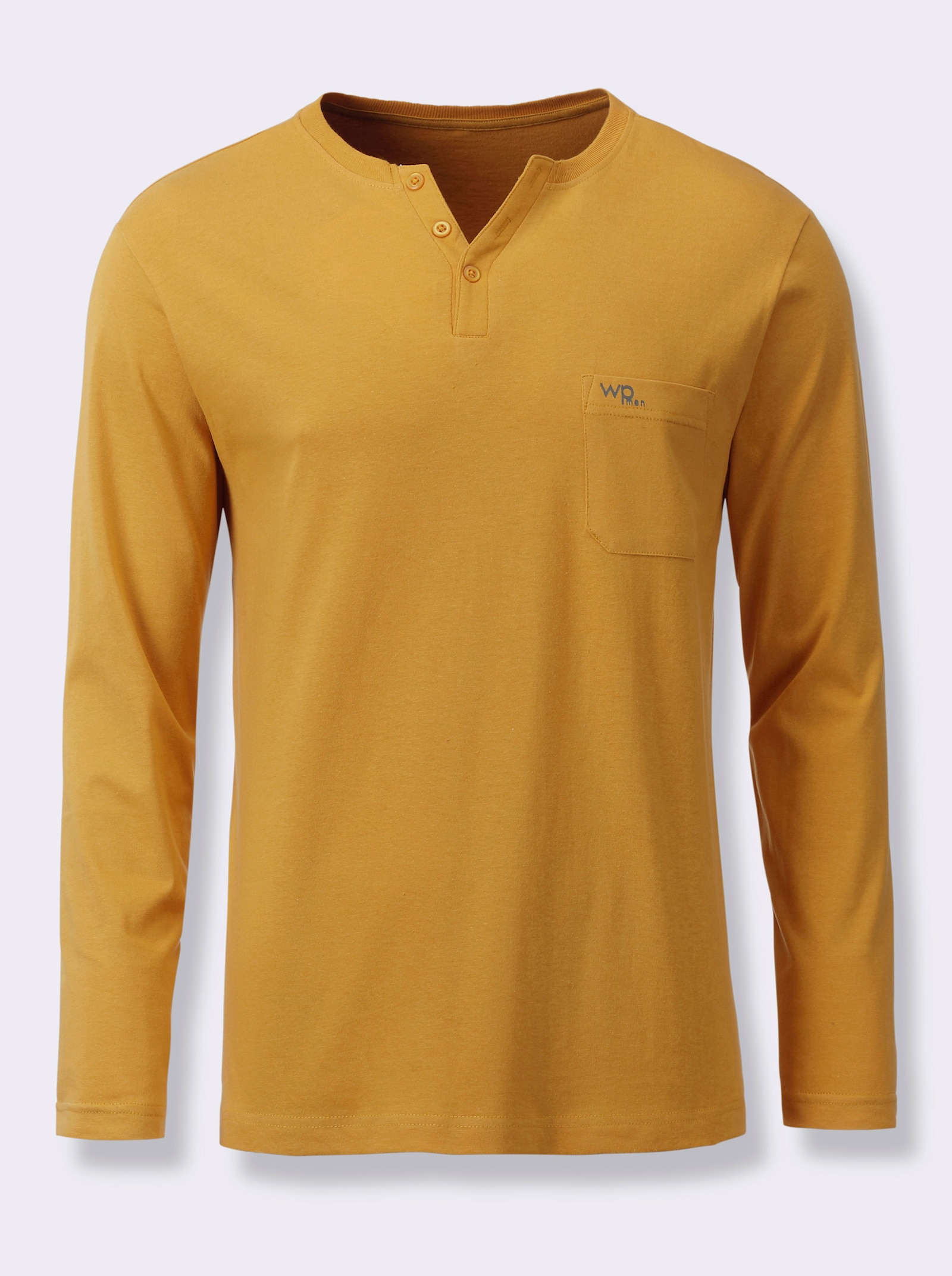 wäschepur men Pyjama-Shirt - oker