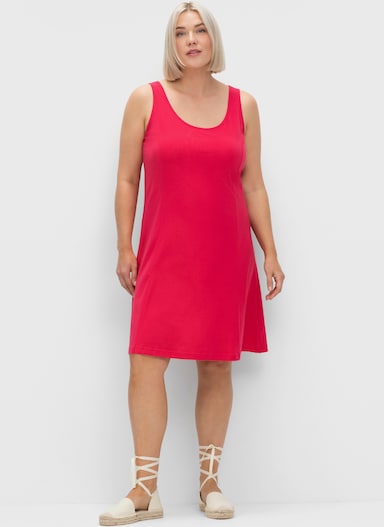 sheego A-Linien-Kleid - sorbet pink
