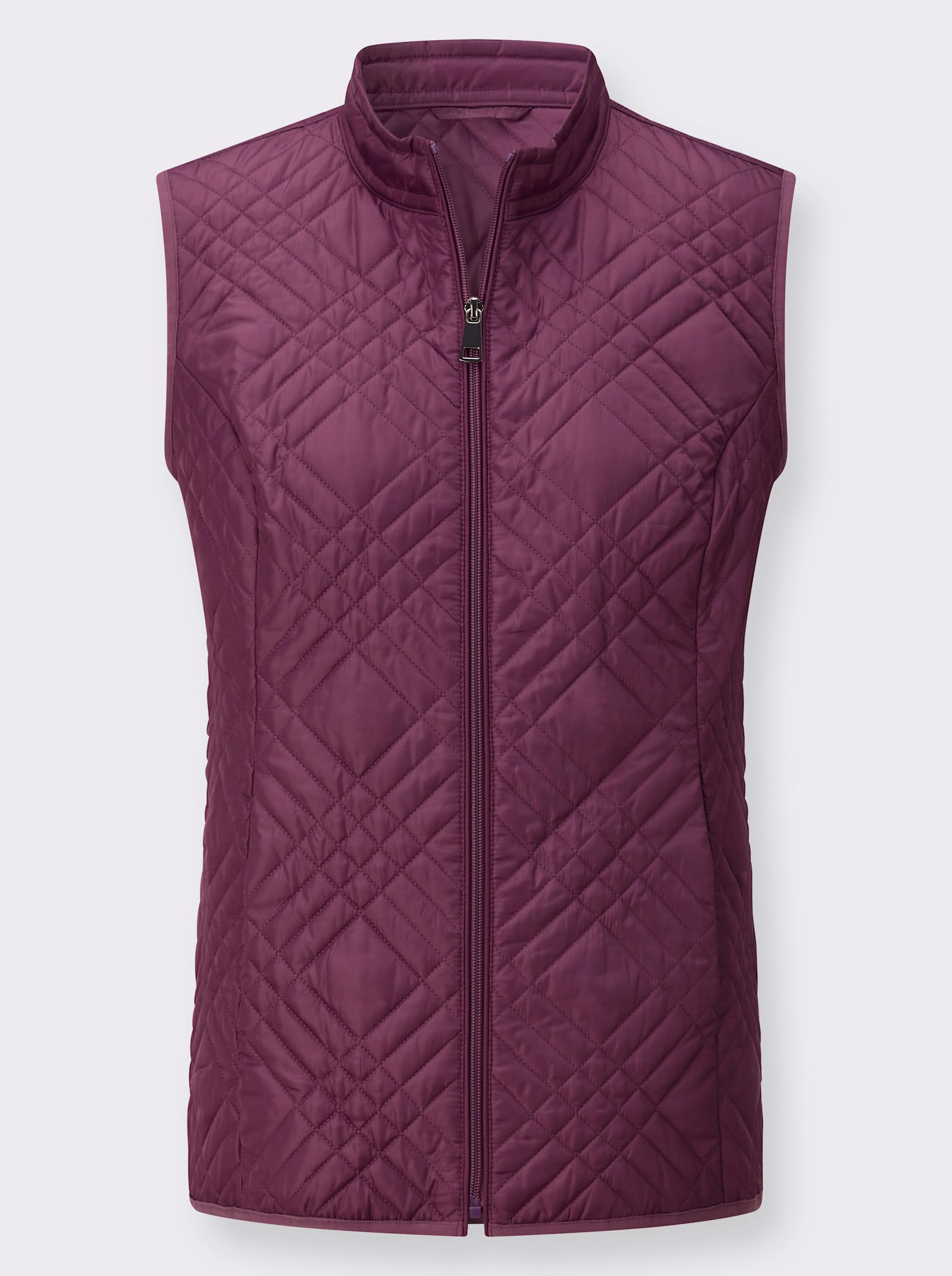Steppweste in pflegeleichter Qualität - violett